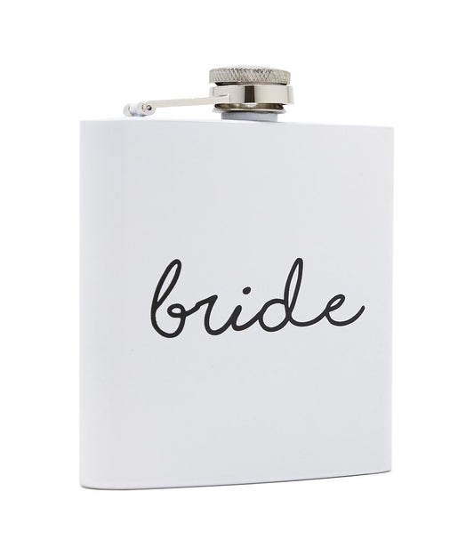 Bridal Stainless Steel Hip Flasks by Funky Junque