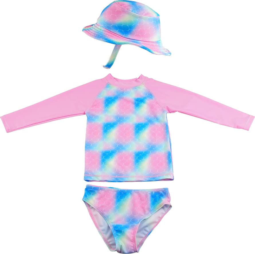 Funky Junque 3 Piece UPF 50+ Matching Long Sleeved Rash Shirt