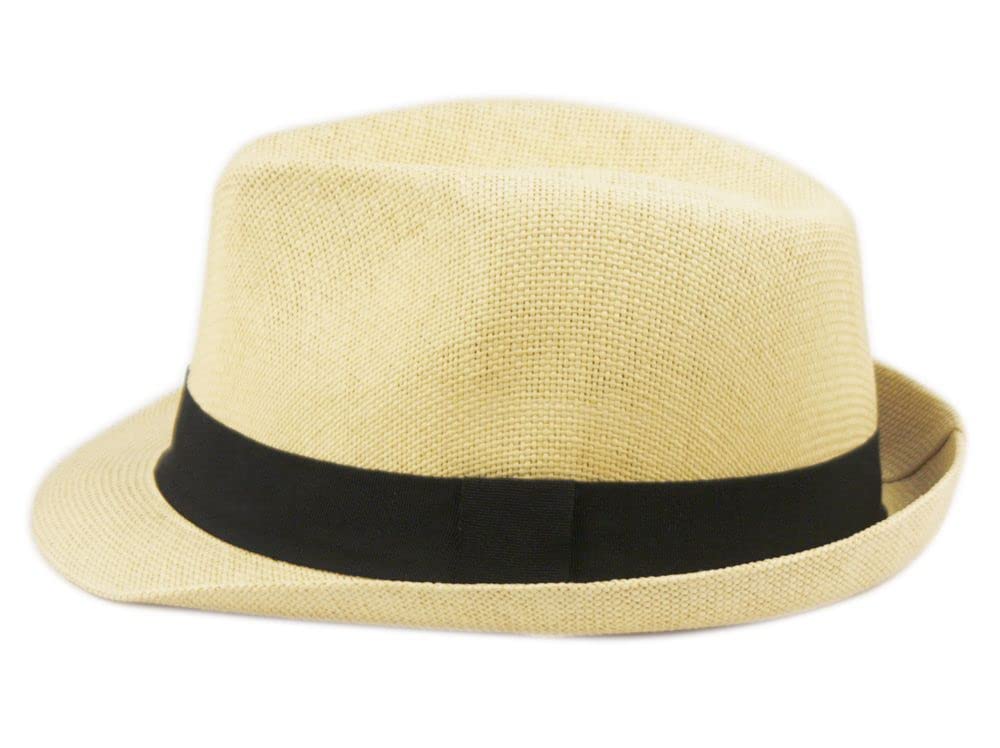 Straw Fedora Hats for Men by Funky Junque