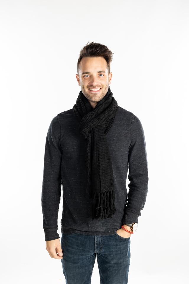 Waffle Knit Scarf by Funky Junque