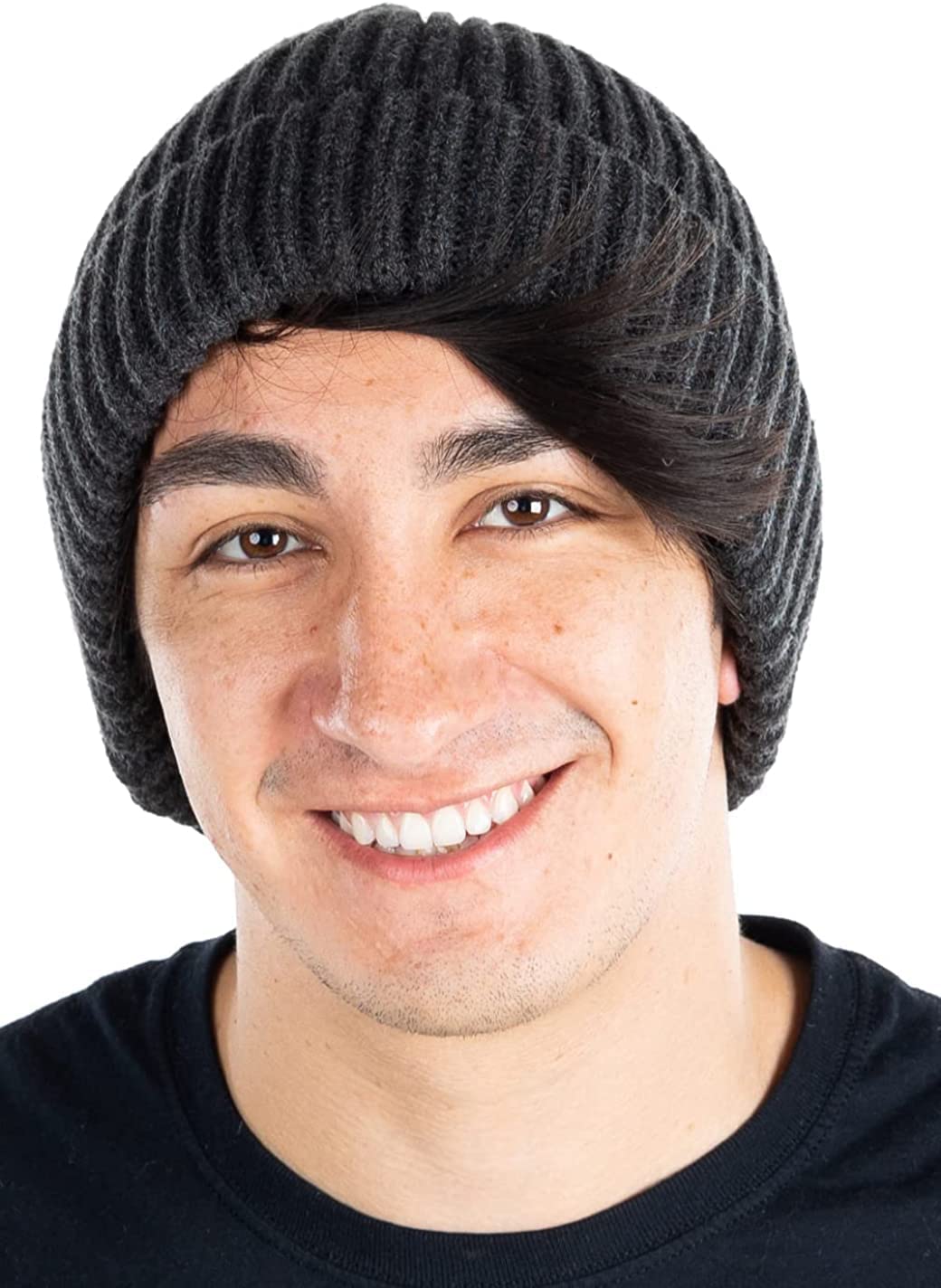 Ribbed Beanie & Convertible Gloves/Mittens Set by Funky Junque