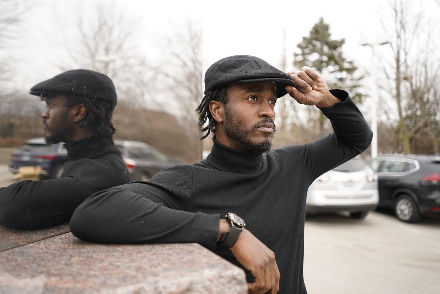 Wool Blend Newsboy Flat Caps