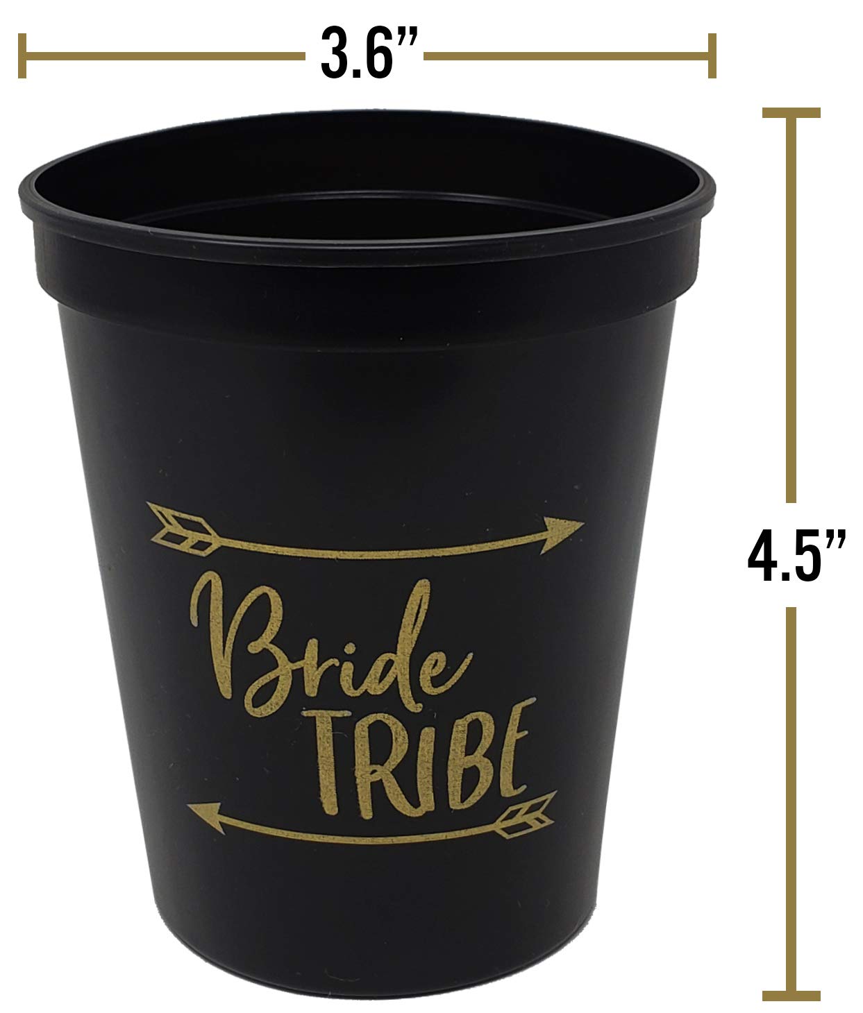 Bachelorette Bride & Bride Tribe 16 Oz Party Cups by Funky Junque