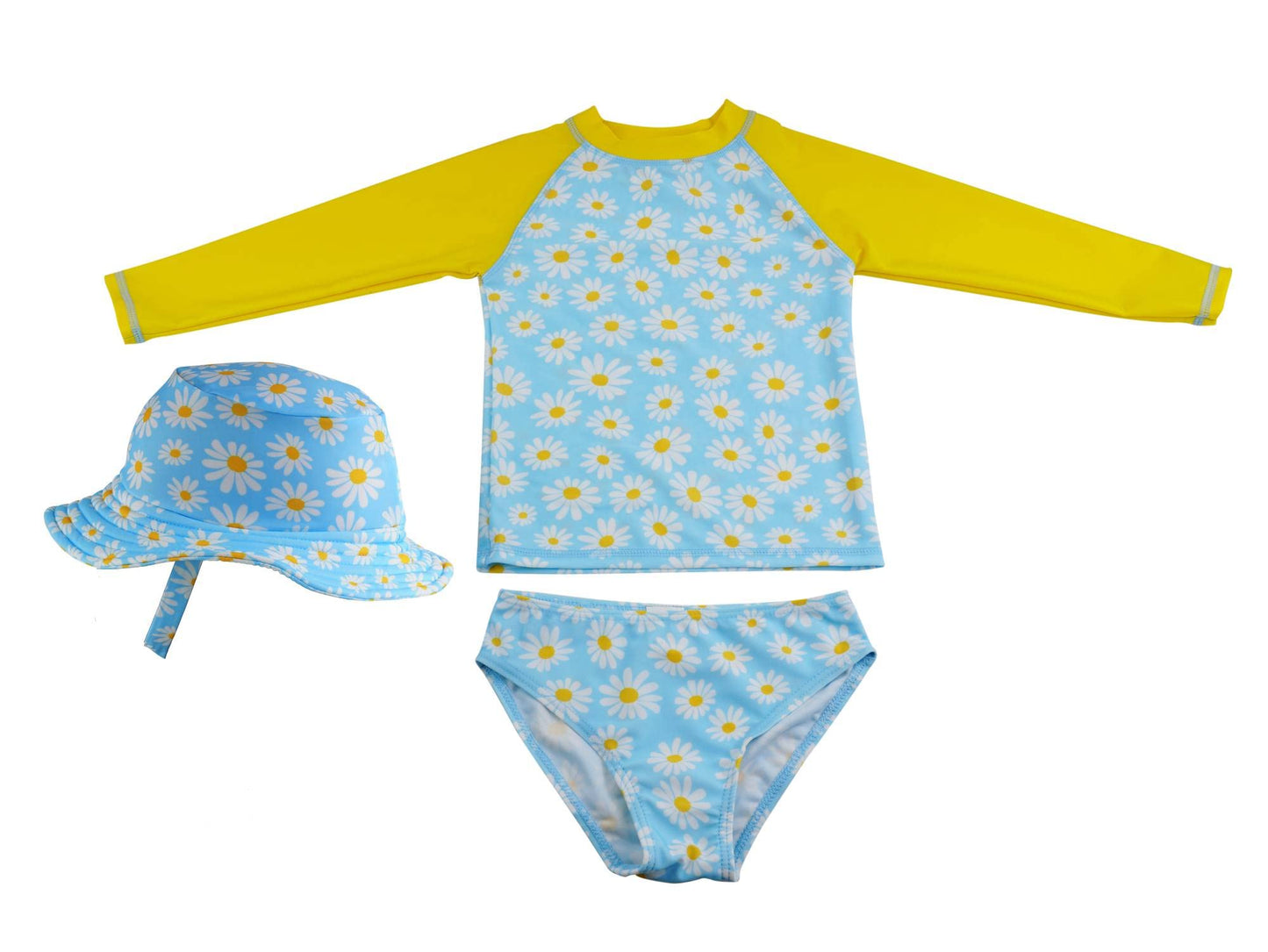 Funky Junque 3 Piece UPF 50+ Matching Long Sleeved Rash Shirt