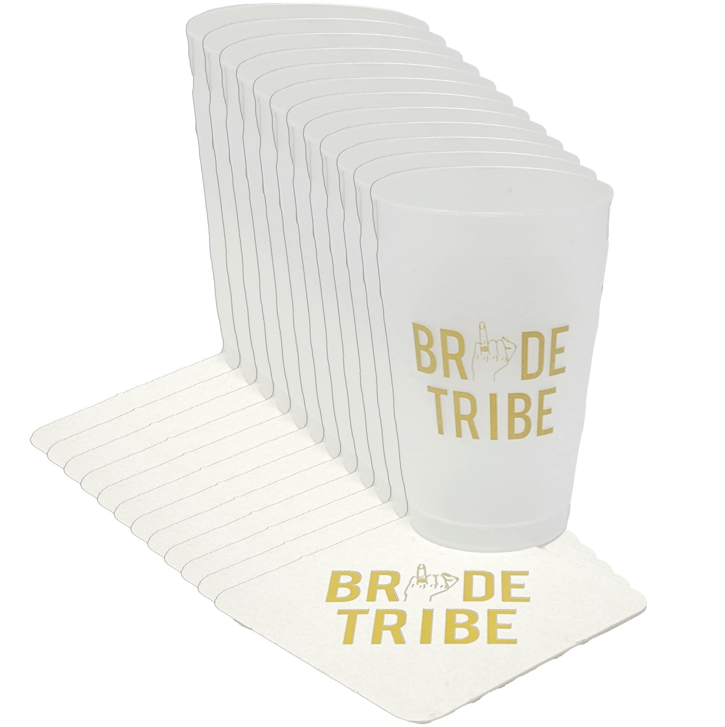 Party Essentials Cups Napkins and Coasters by Funky Junque