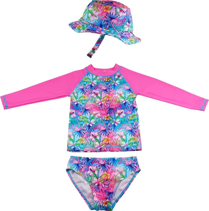 Funky Junque 3 Piece UPF 50+ Matching Long Sleeved Rash Shirt