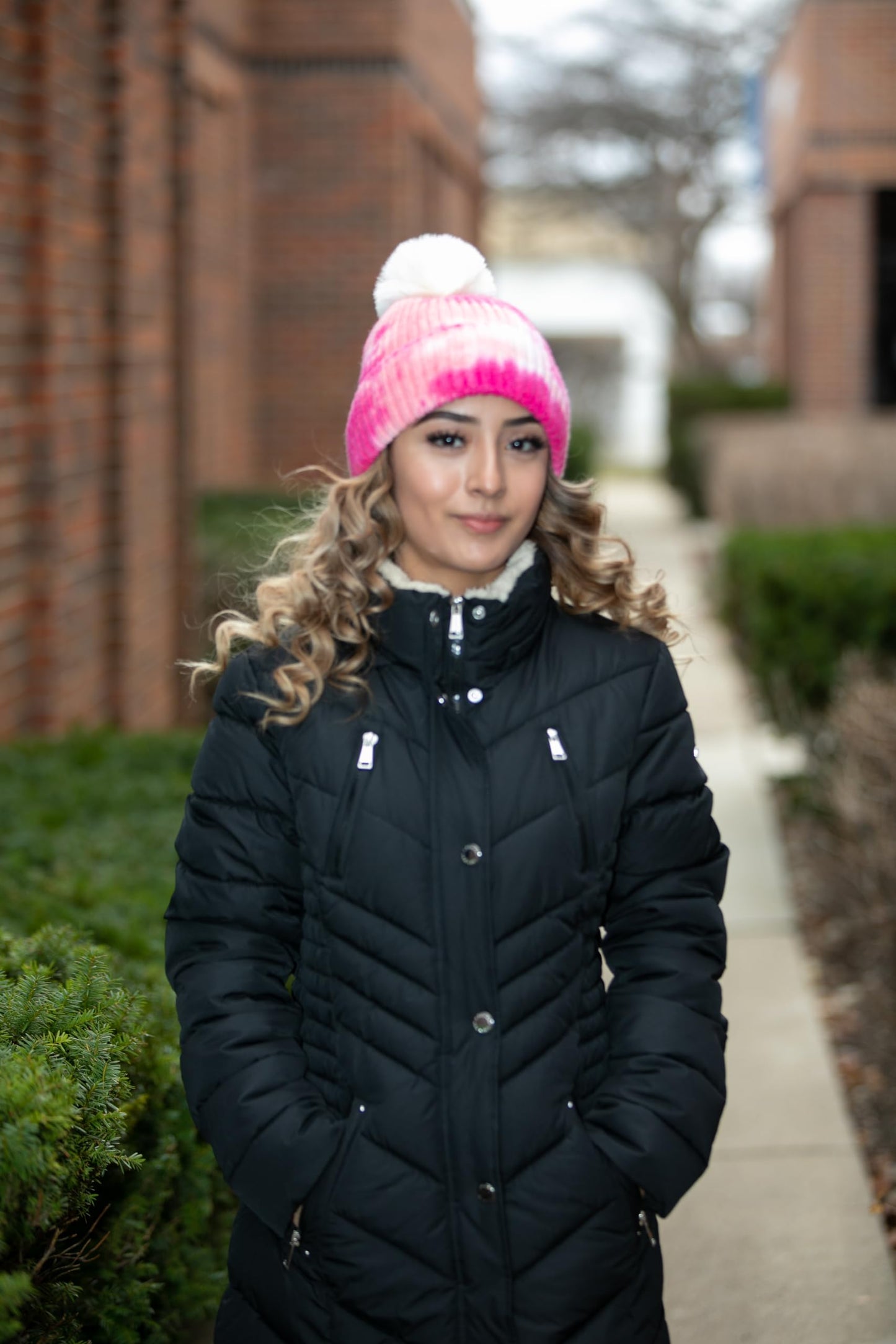 Tie Dye Pom Beanie by Funky Junque