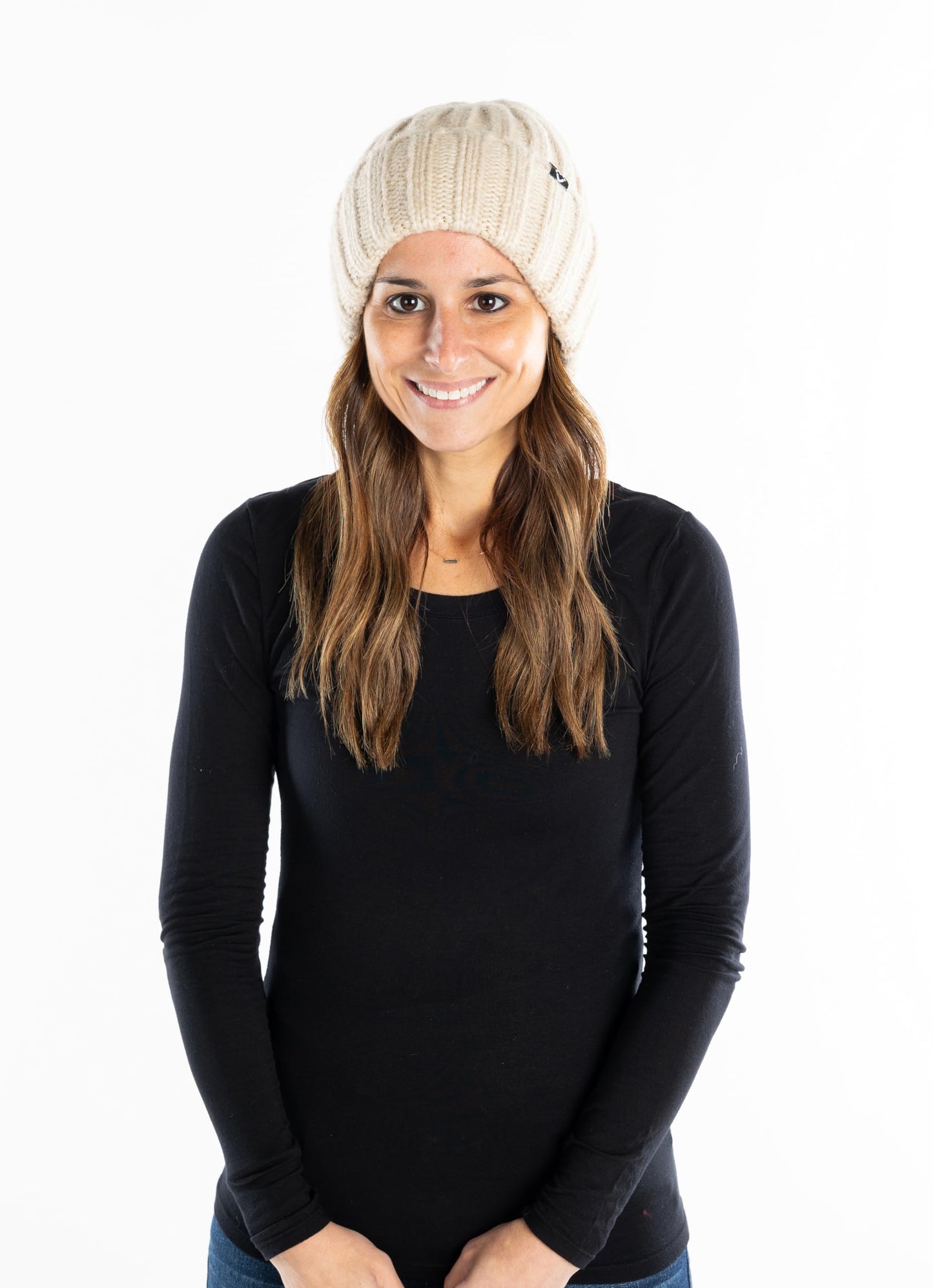 Wool Blend Ribbed Beanie by Funky Junque