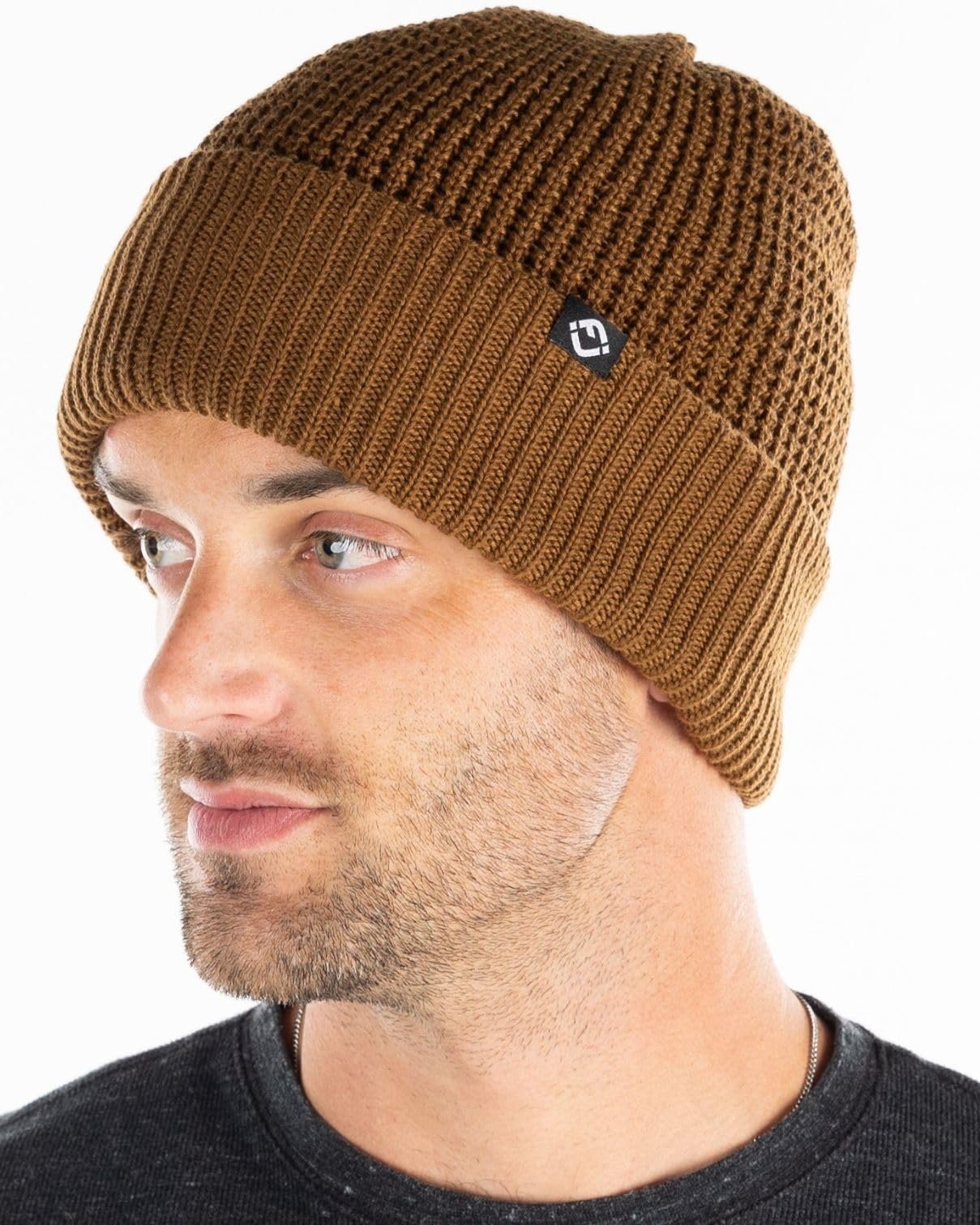 Waffle Knit Double Layer Beanie by Funky Junque