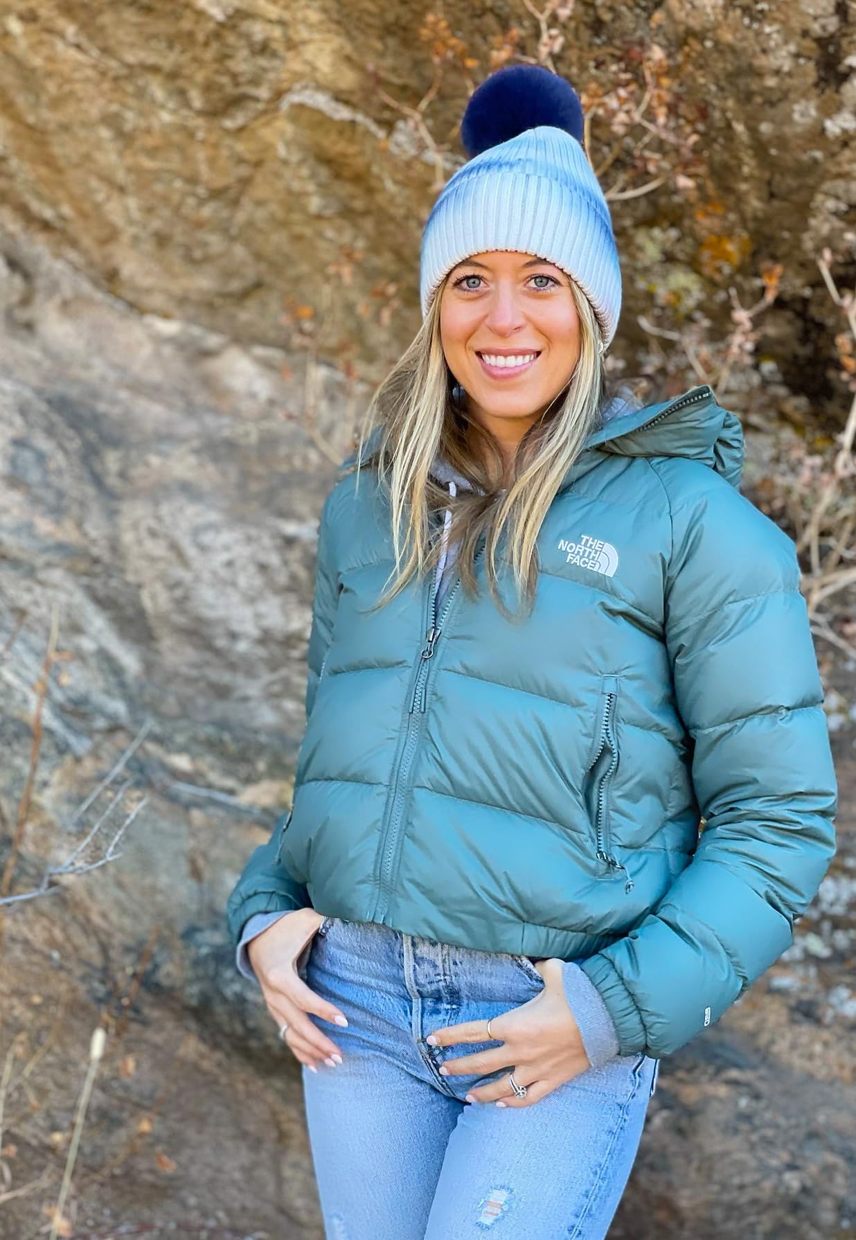 Tie Dye Pom Beanie by Funky Junque