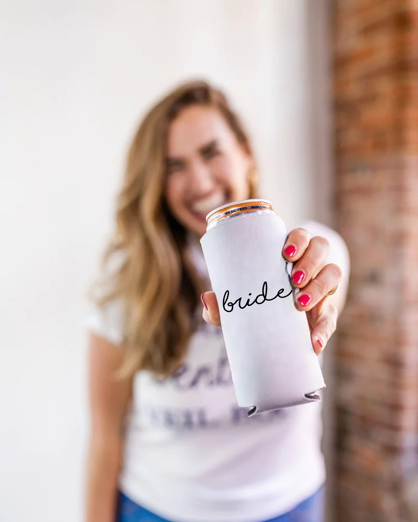 Bridal Slim Can Cooler by Funky Junque
