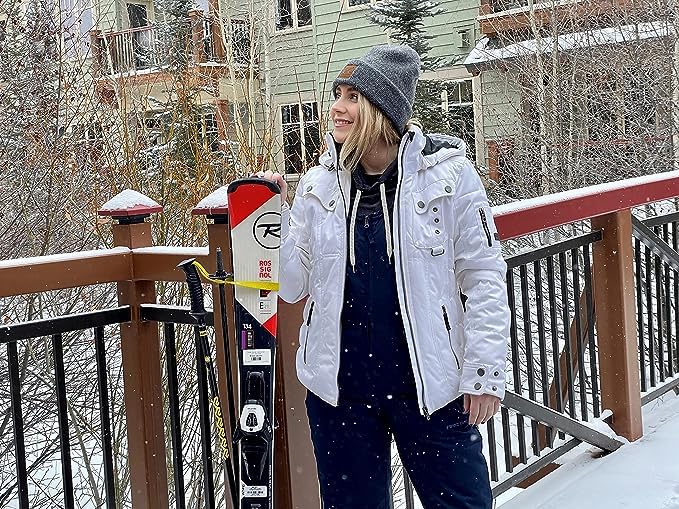 Classic Knit Leather Patch Beanie