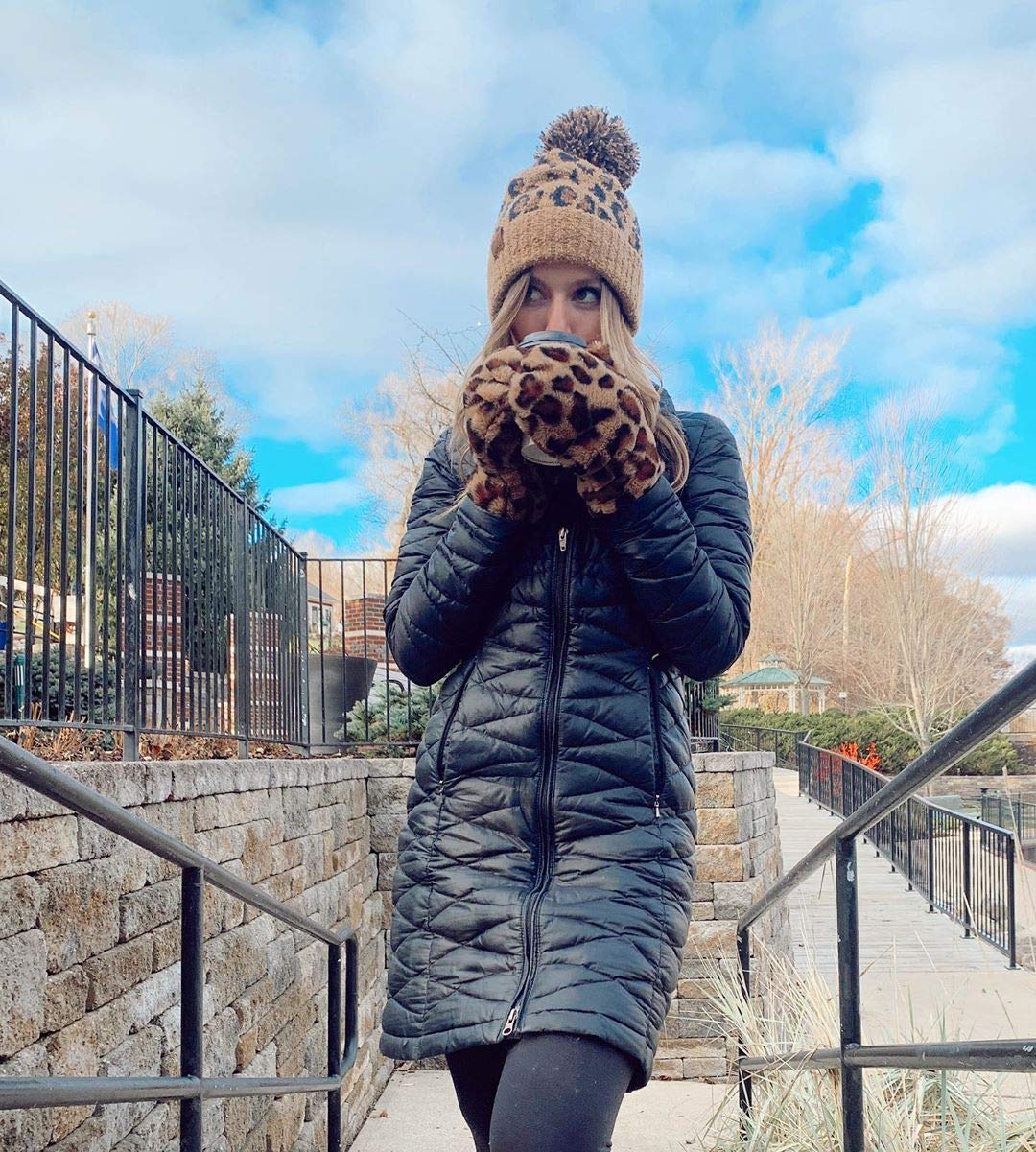 Faux Fur Convertible Mittens by Funky Junque