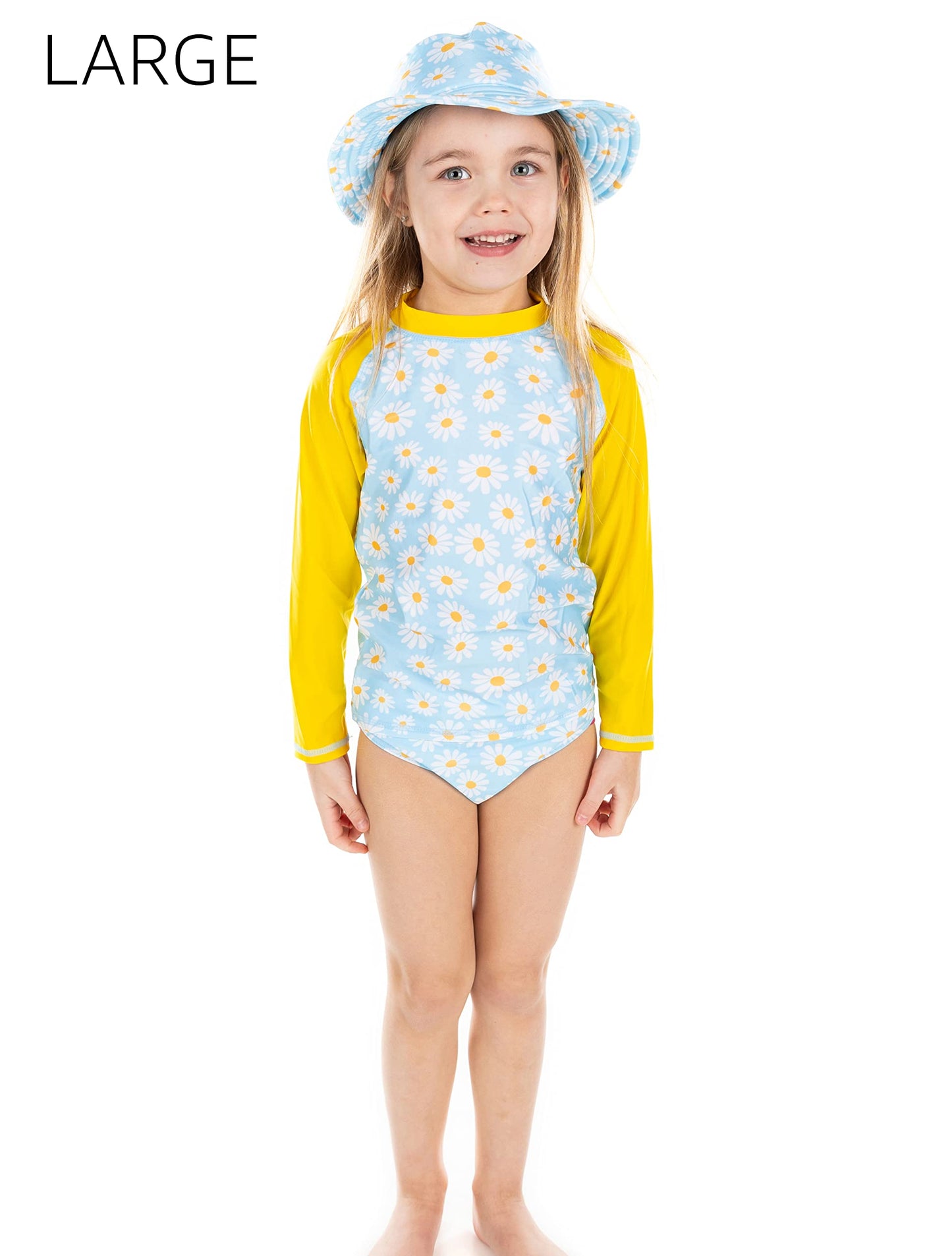 Funky Junque 3 Piece UPF 50+ Matching Long Sleeved Rash Shirt