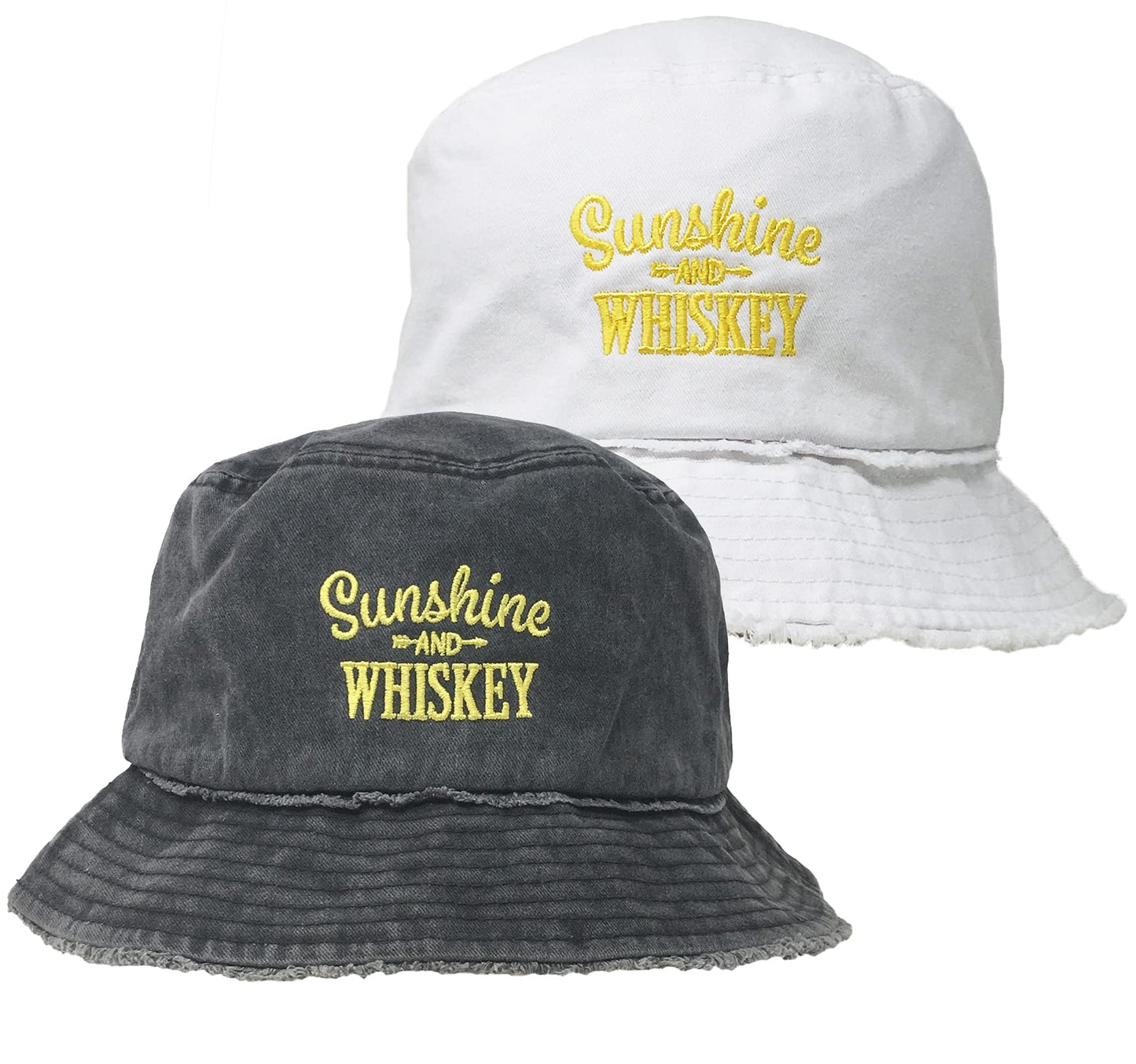 Embroidered Bucket Hat by Funky Junque