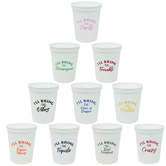 Celebration Saying Party Cups by Funky Junque