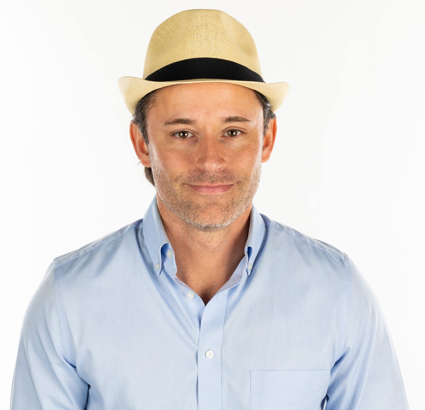 Straw Fedora Hats for Men by Funky Junque