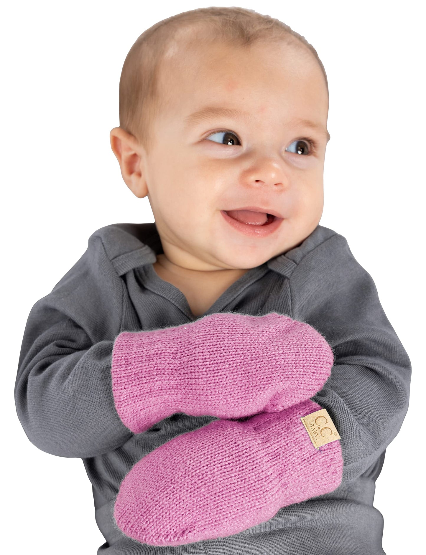Fleece Lined Baby Mittens by Funky Junque