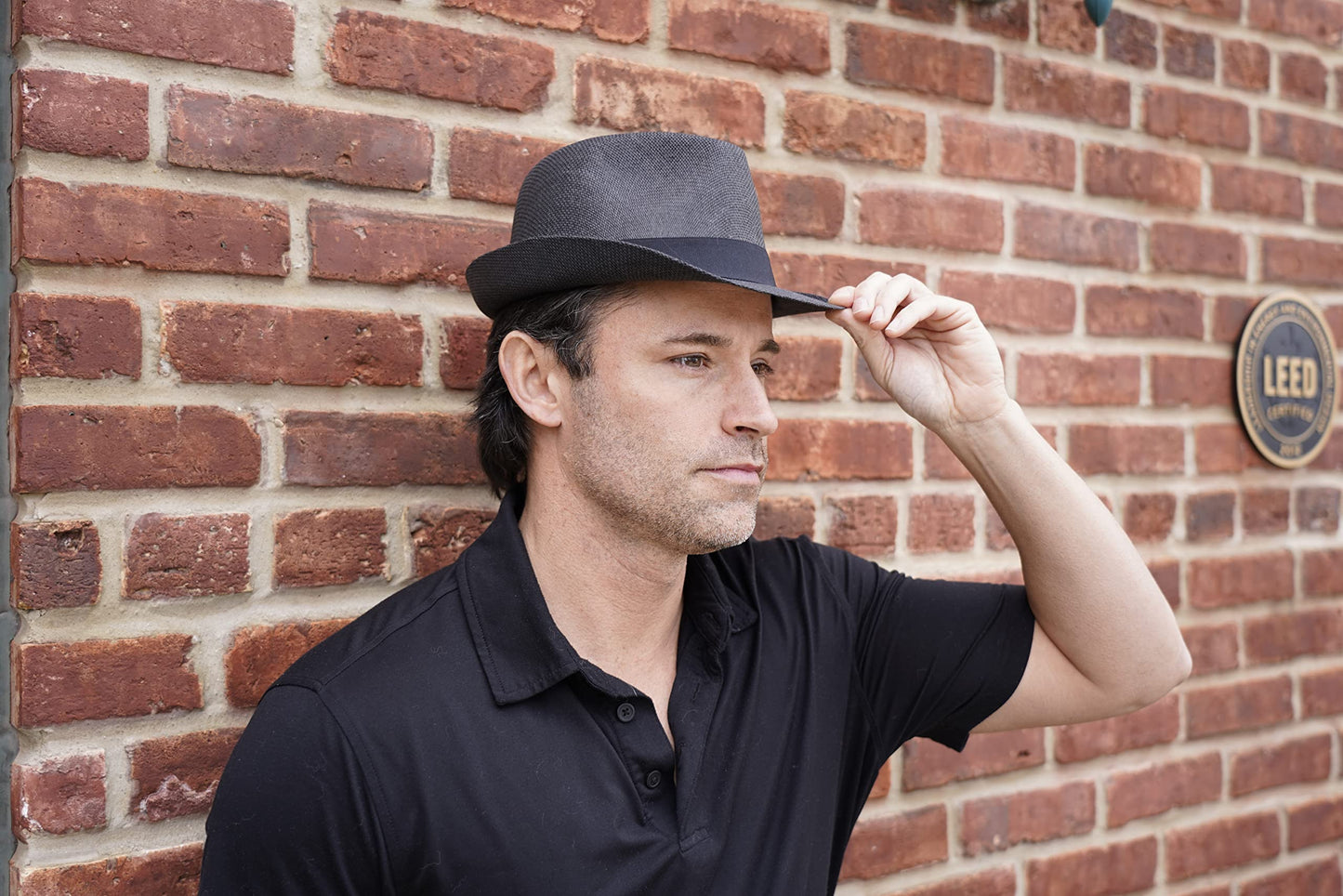 Straw Fedora Hats for Men by Funky Junque