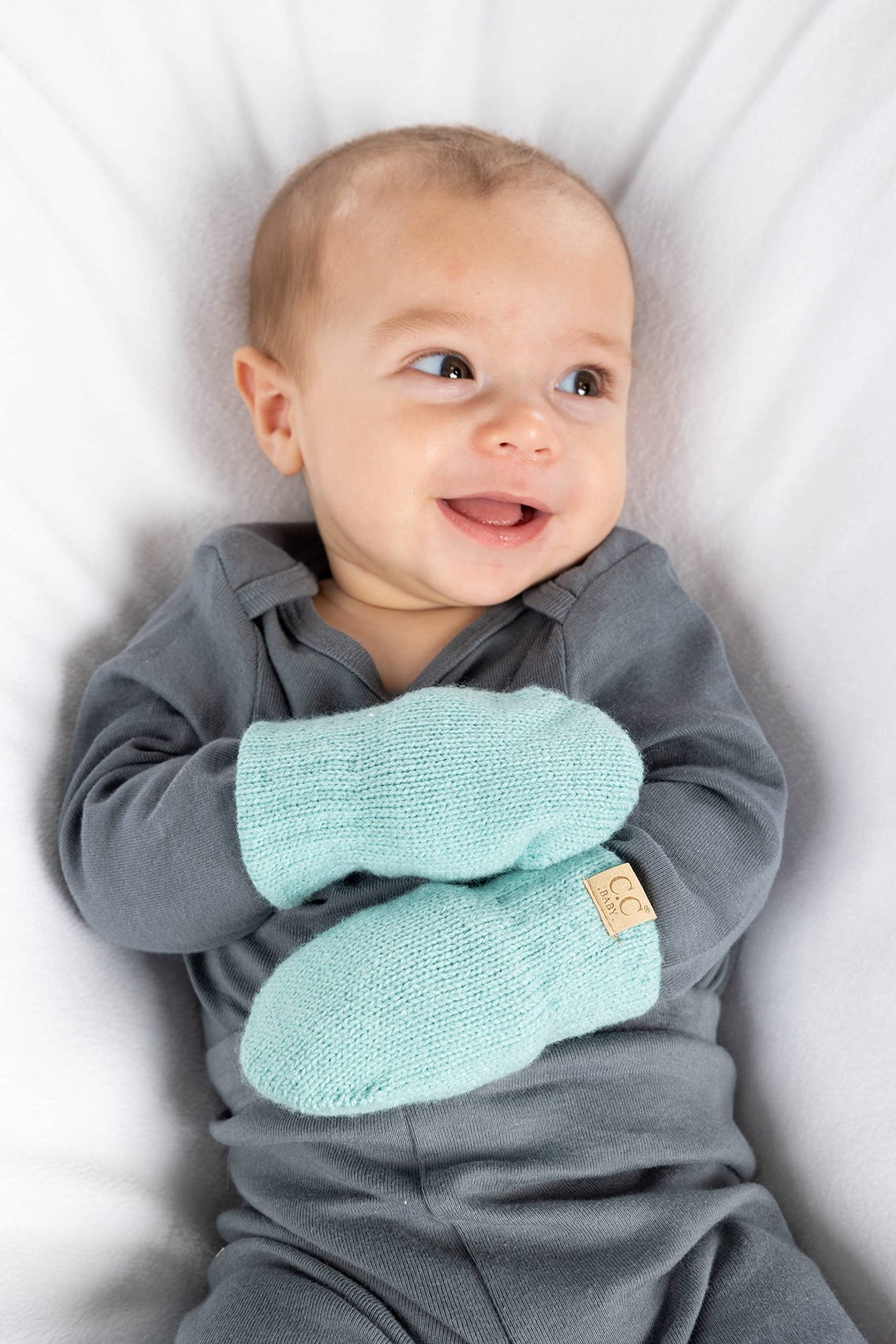 Fleece Lined Baby Mittens by Funky Junque