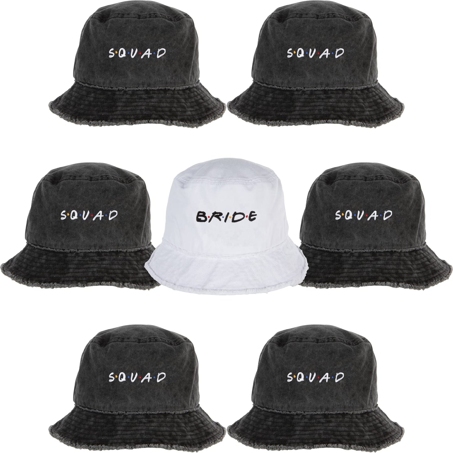 Embroidered Bucket Hat by Funky Junque