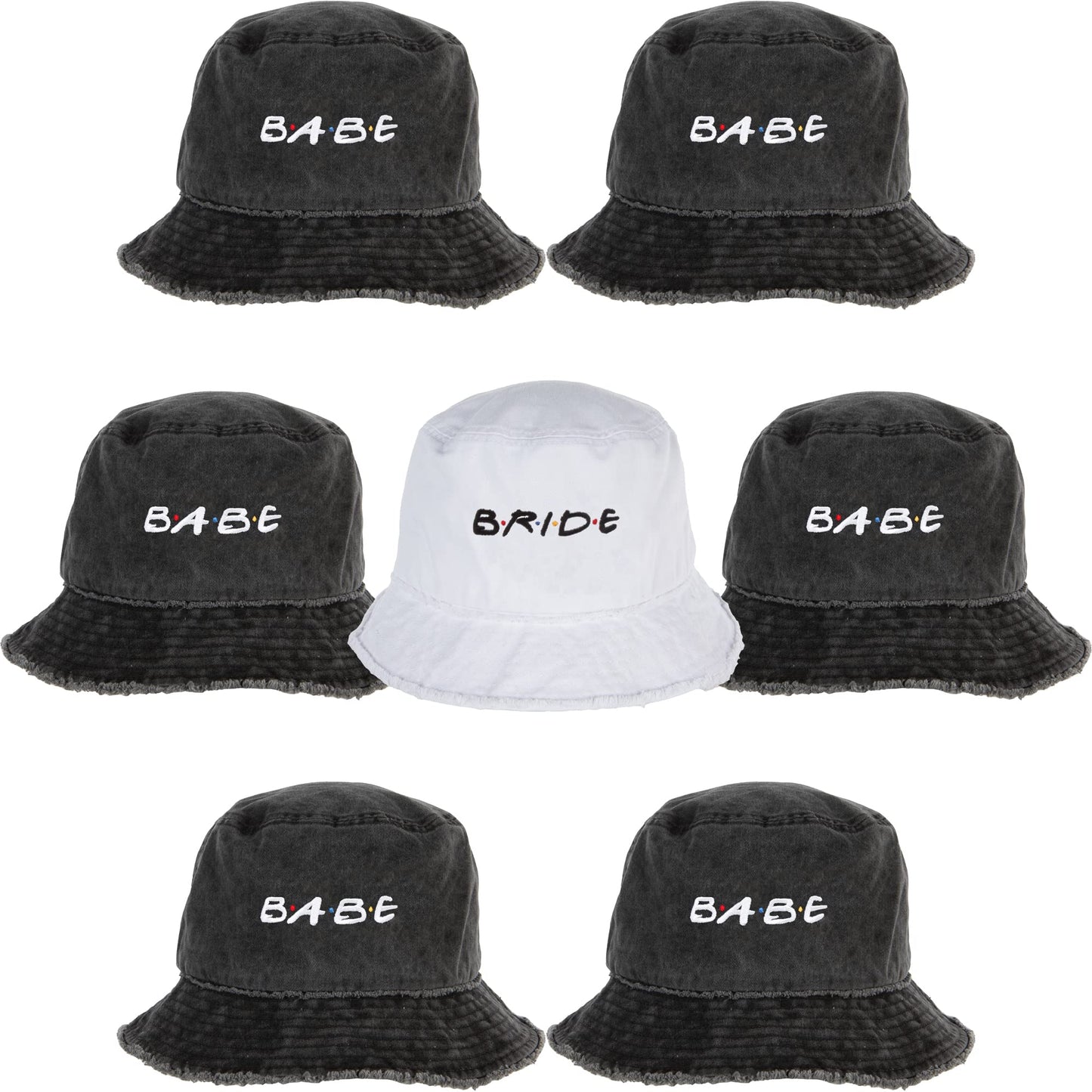 Embroidered Bucket Hat by Funky Junque