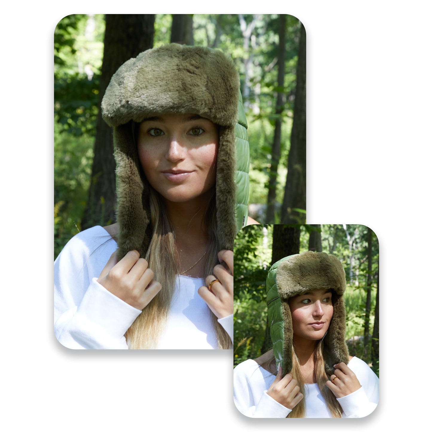 Puffer Trapper Hat by Funky Junque