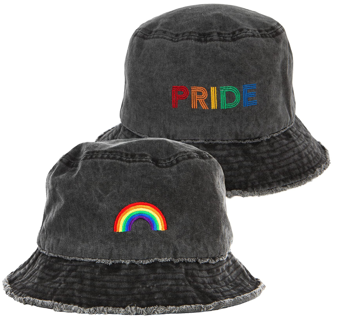 Embroidered Bucket Hat by Funky Junque