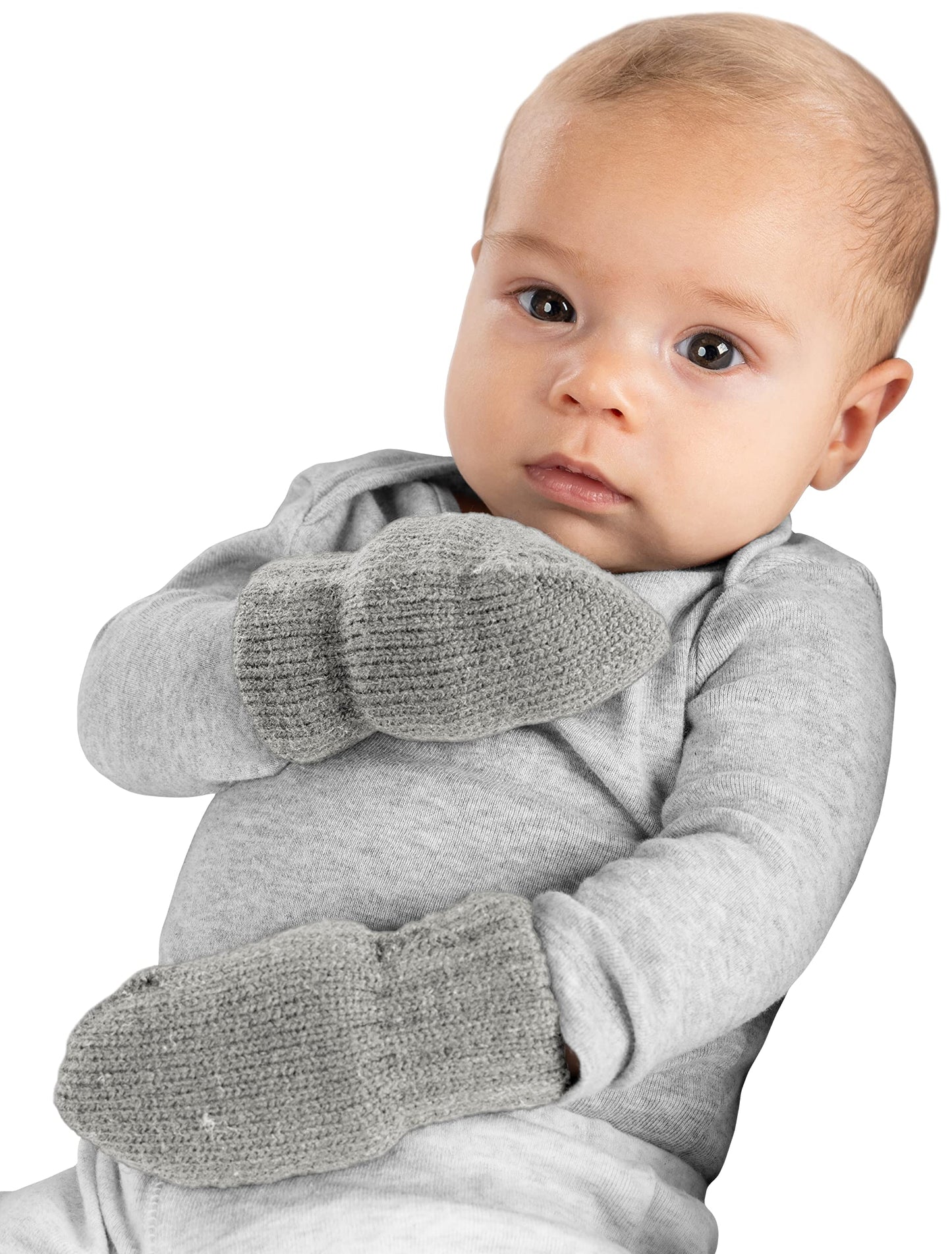 Fleece Lined Baby Mittens by Funky Junque