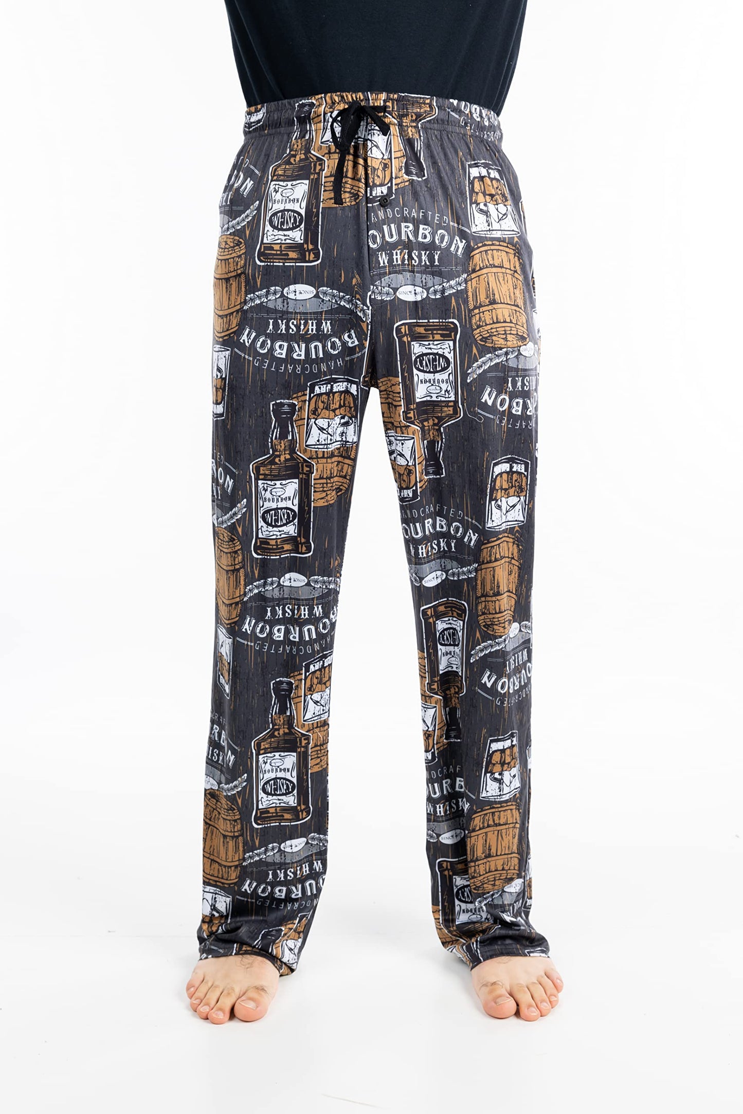Men's Novelty Pattern Pajama Pants by Funky Junque