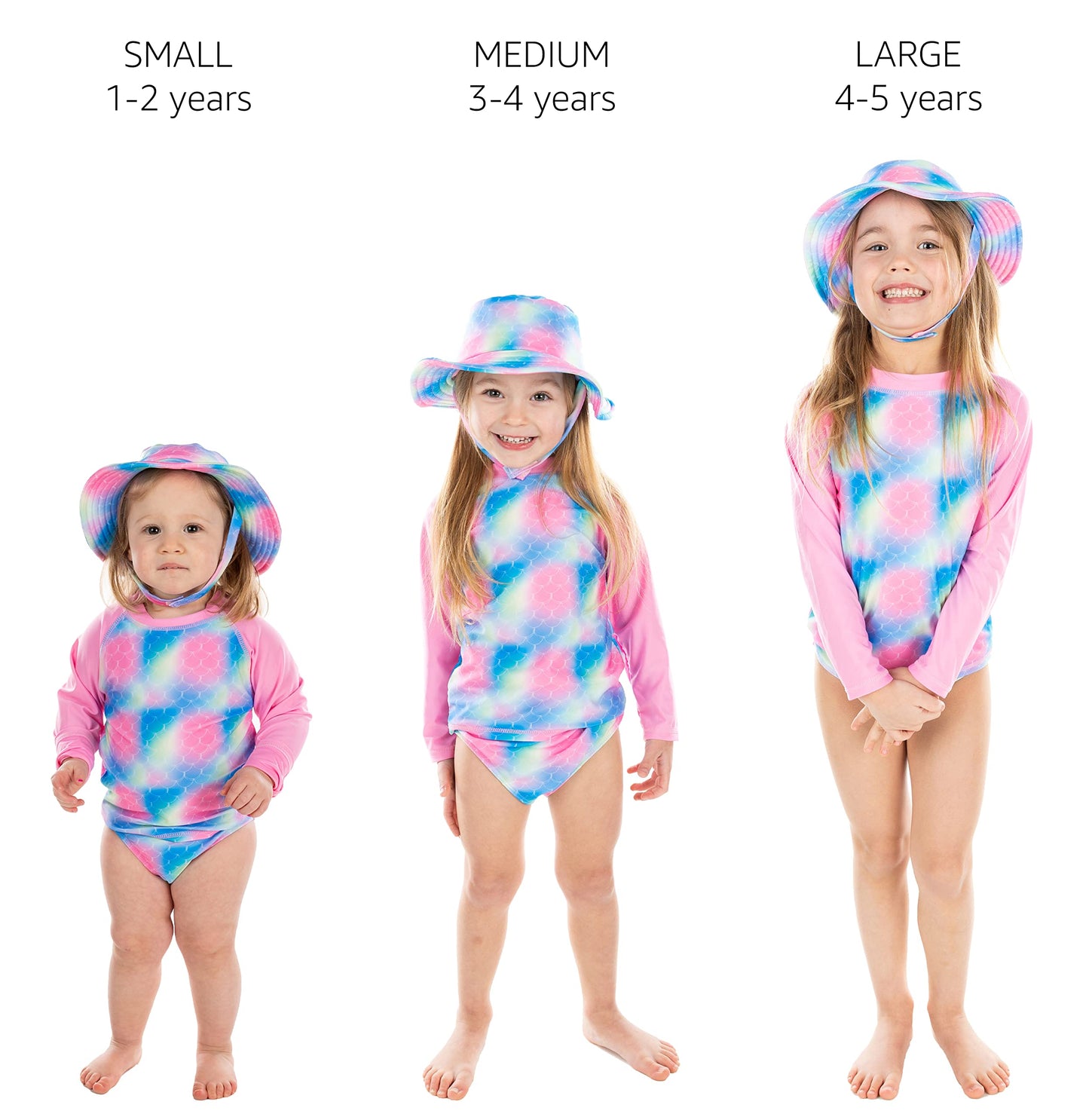 Funky Junque 3 Piece UPF 50+ Matching Long Sleeved Rash Shirt