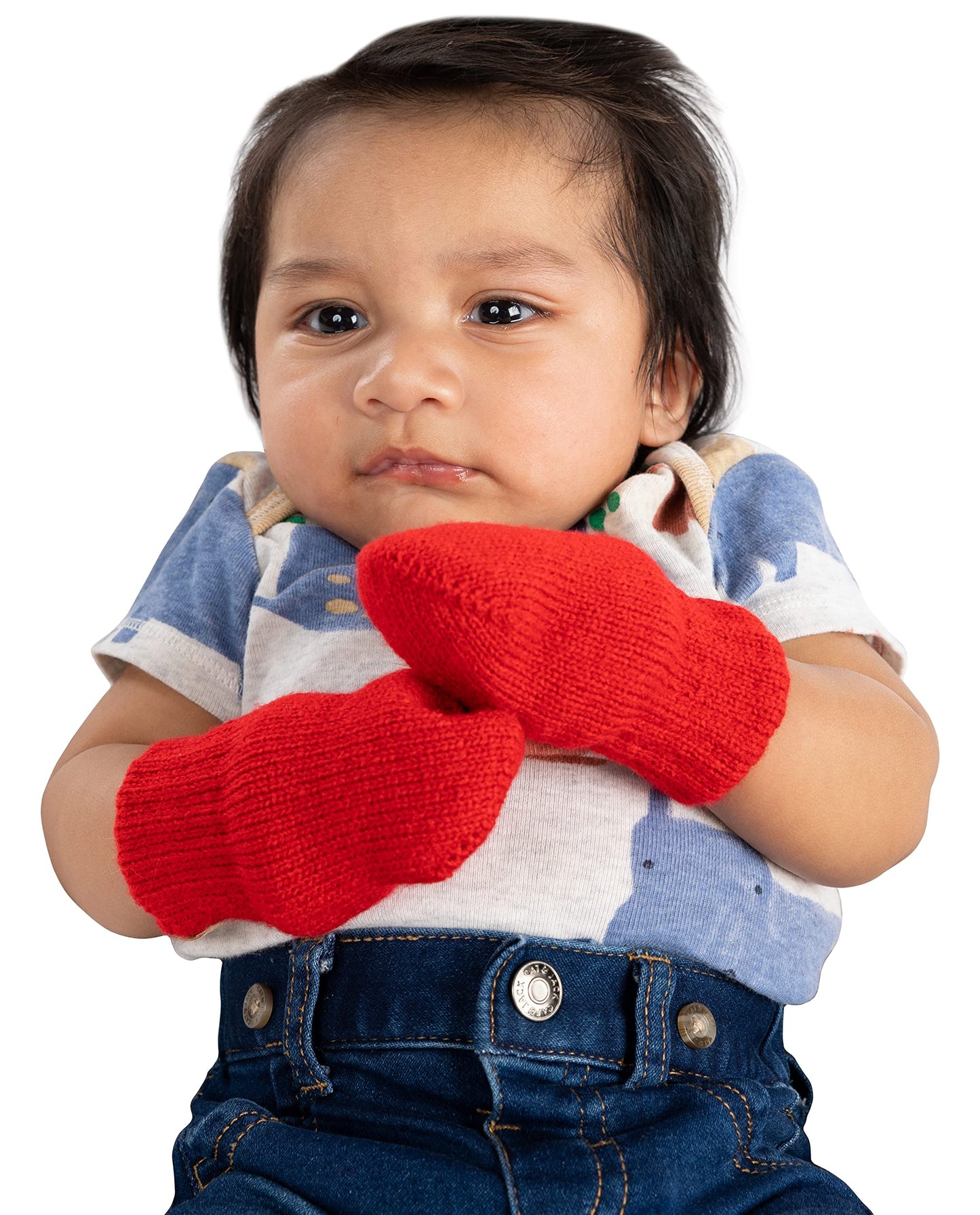 Fleece Lined Baby Mittens by Funky Junque