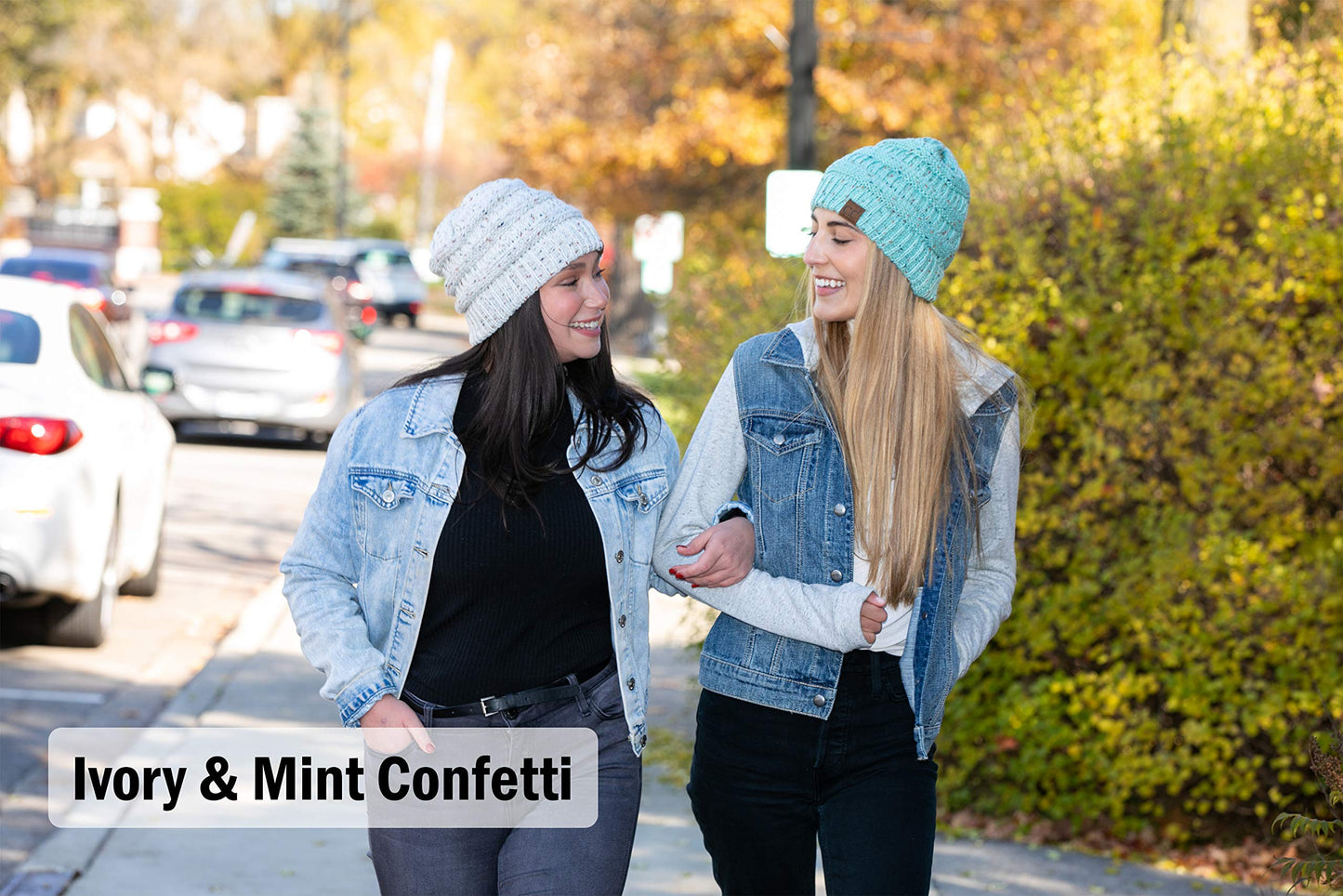 Confetti Knit Beanie by Funky Junque