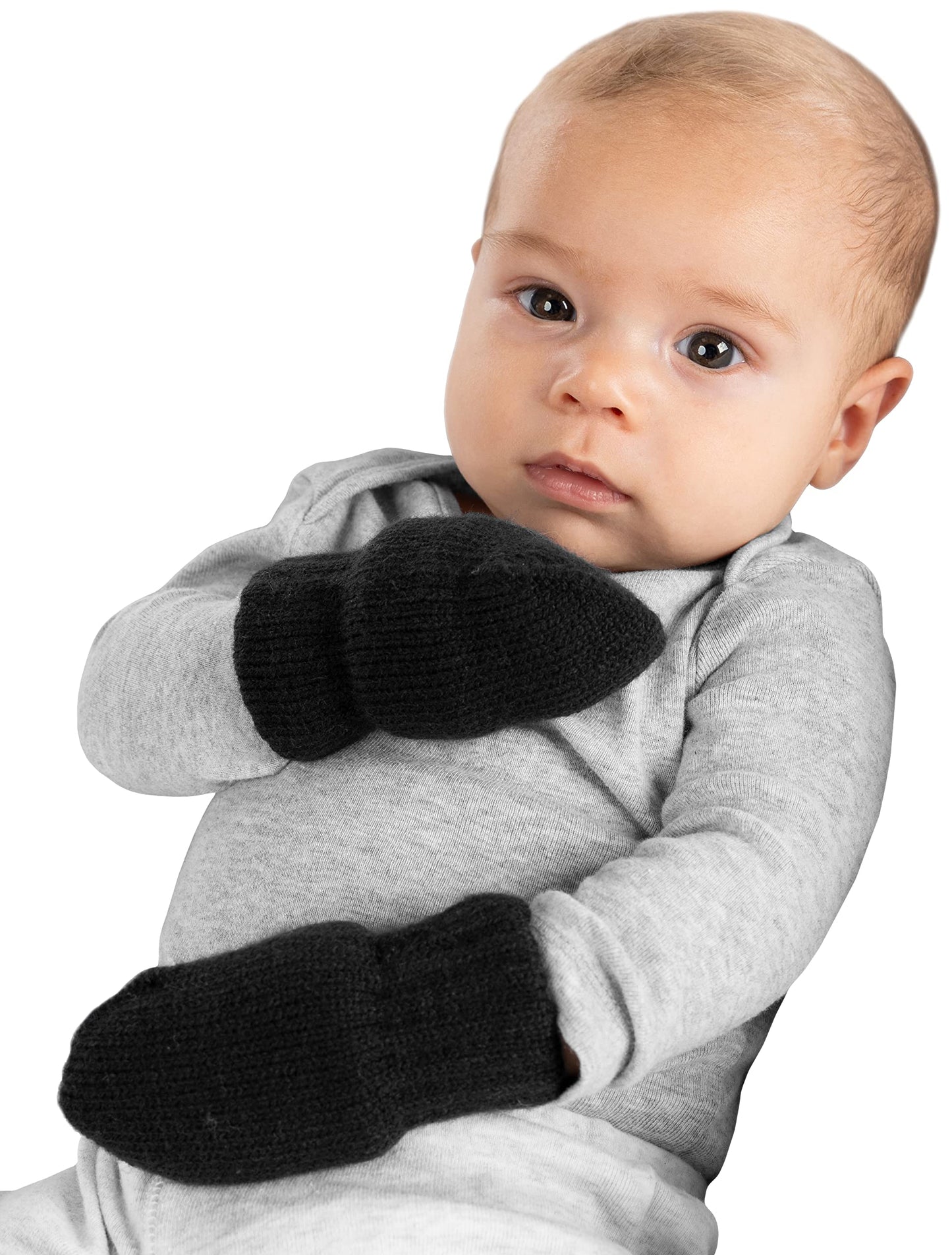 Fleece Lined Baby Mittens by Funky Junque