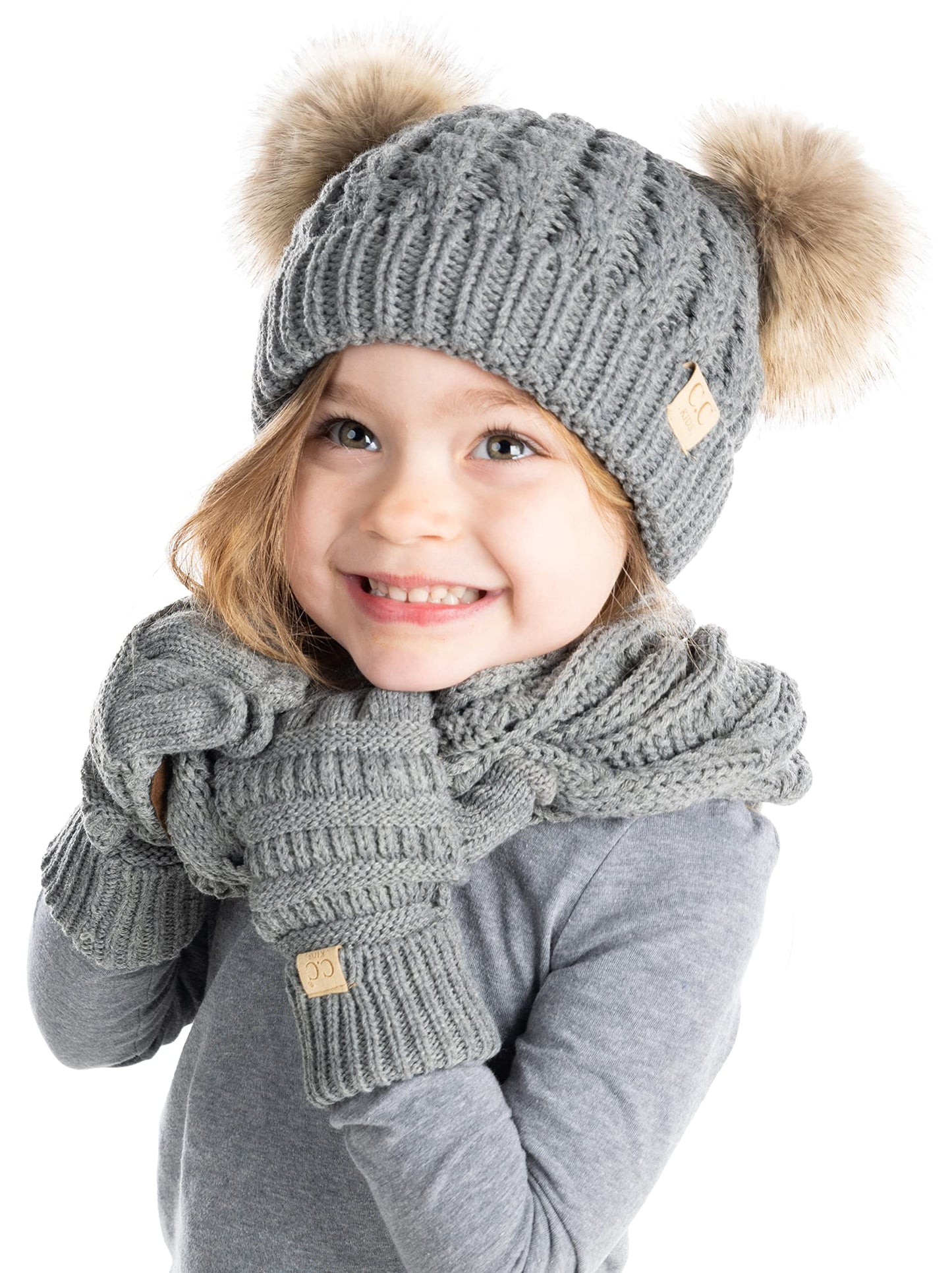 Funky Junque Kids Beanie, Scarf & Gloves Matching Sets