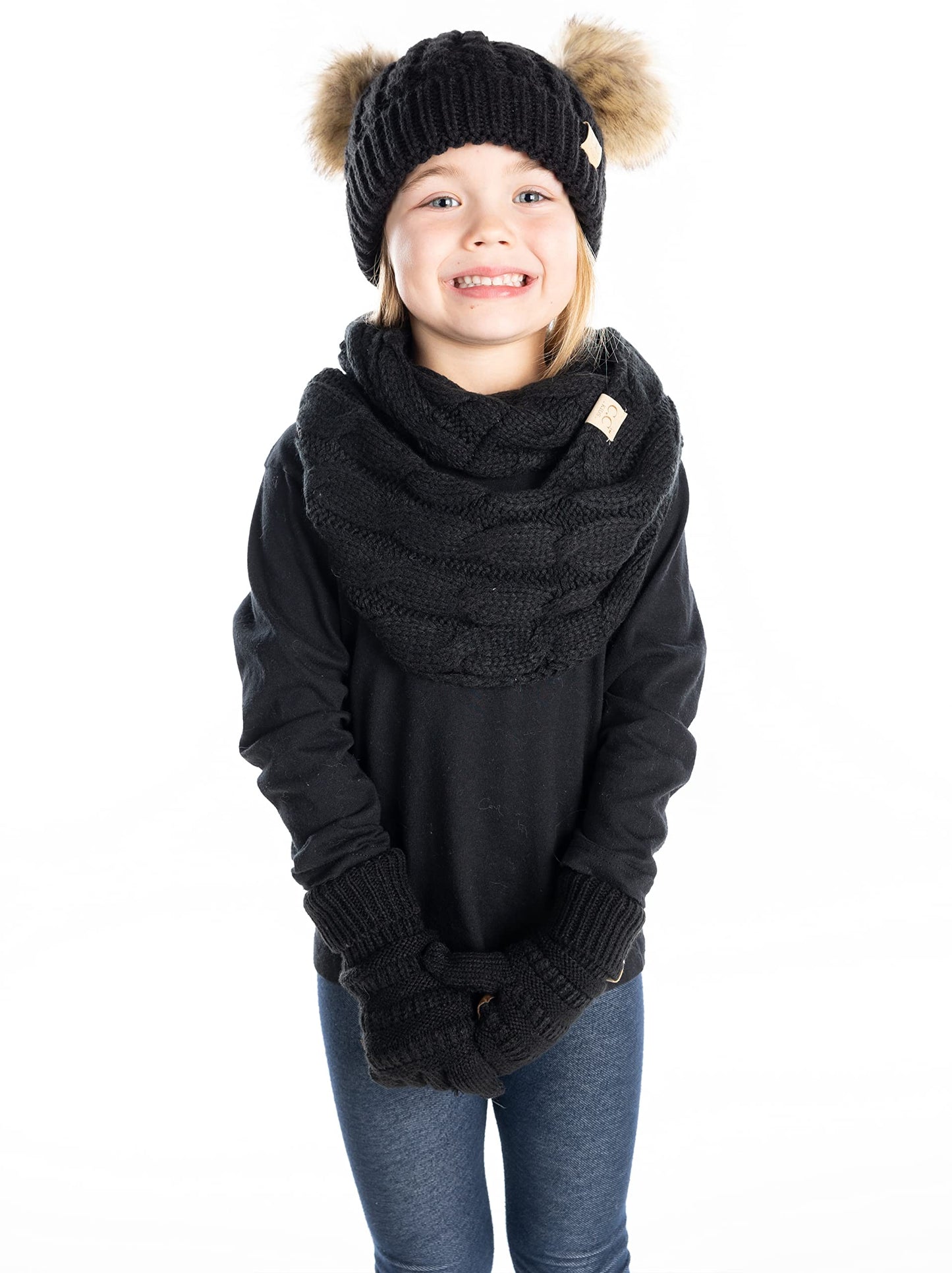 Funky Junque Kids Beanie, Scarf & Gloves Matching Sets