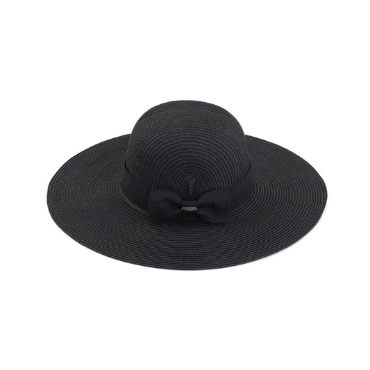 Foldable Straw Wide Brim Sun Hat by Funky Junque