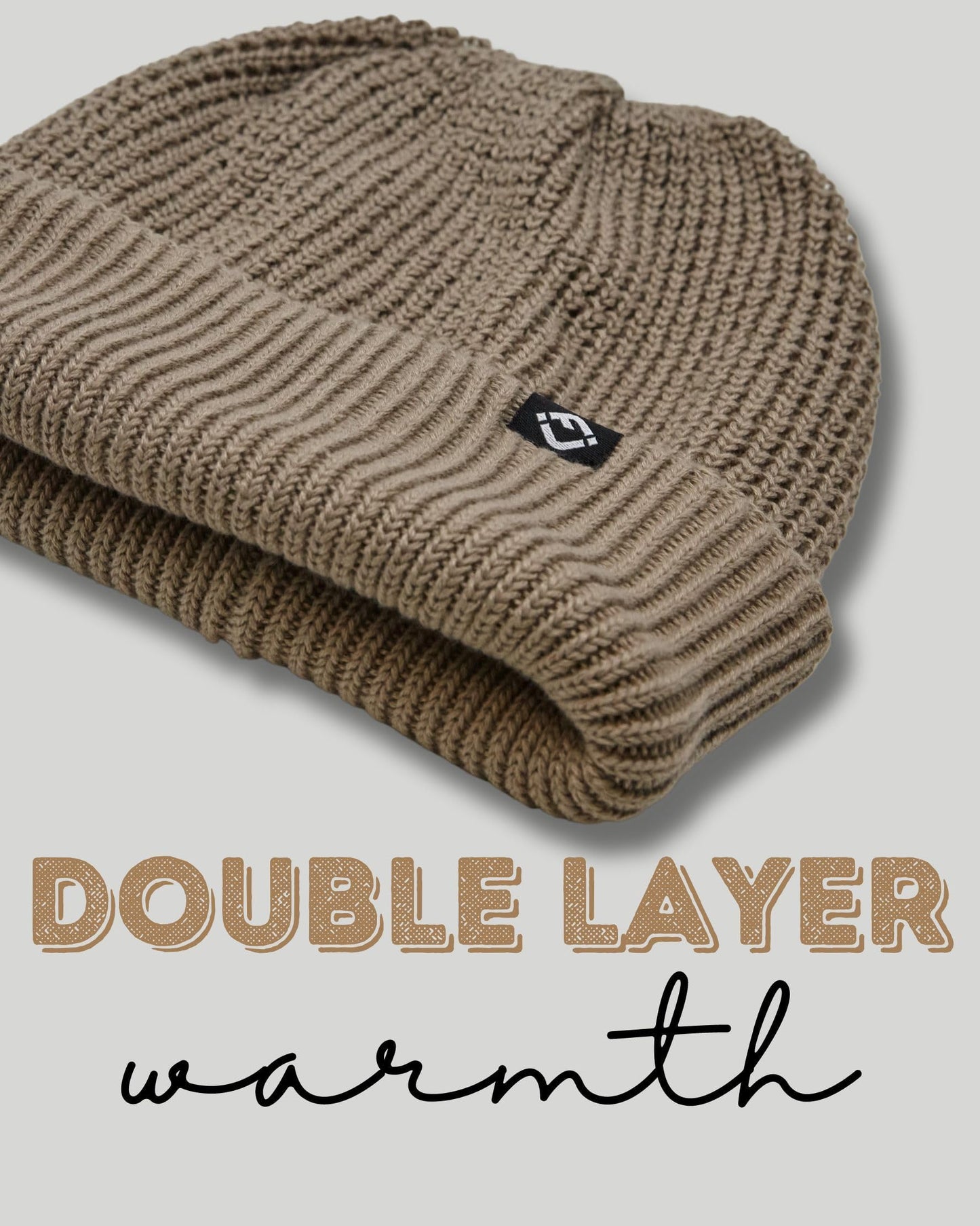 Waffle Knit Double Layer Beanie by Funky Junque