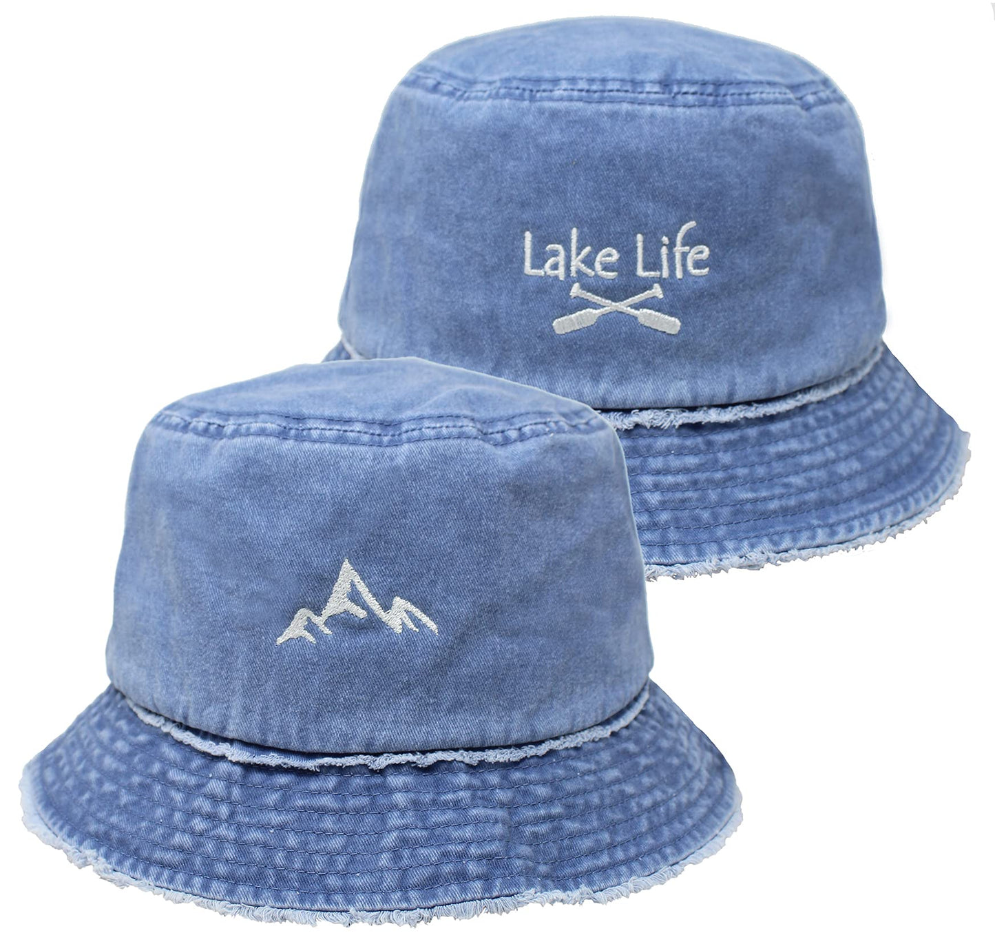 Embroidered Bucket Hat by Funky Junque