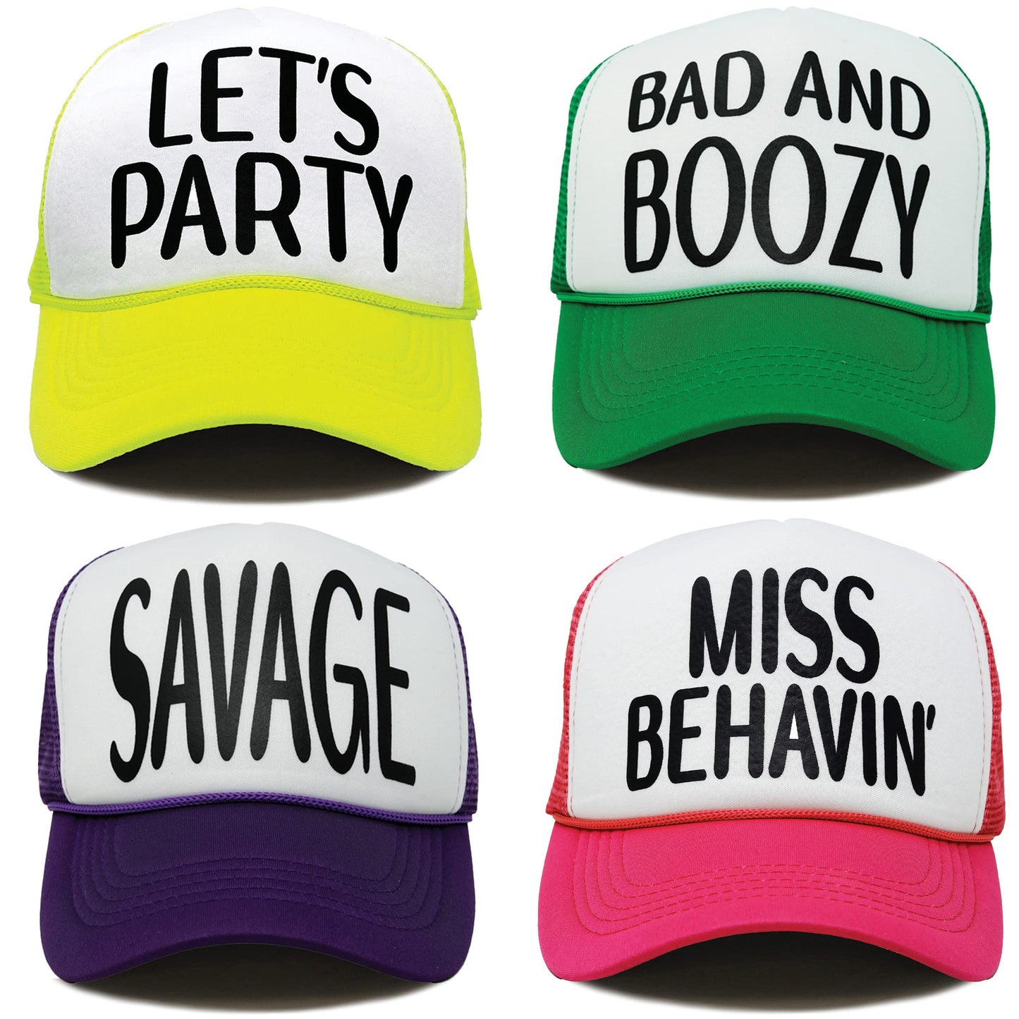 Party Sayings Trucker Hat by Funky Junque