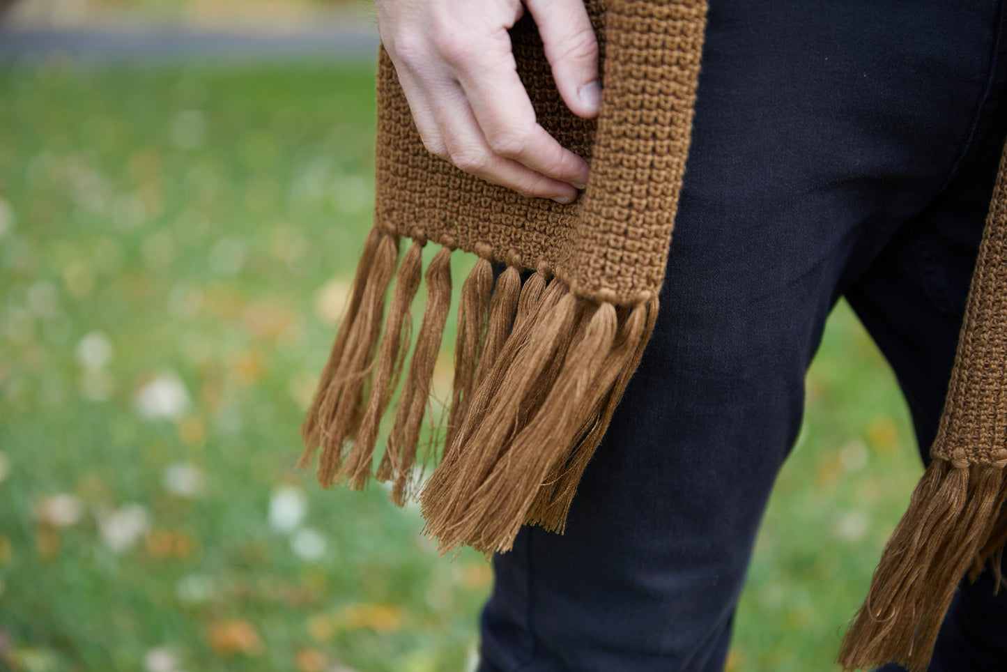 Waffle Knit Scarf by Funky Junque