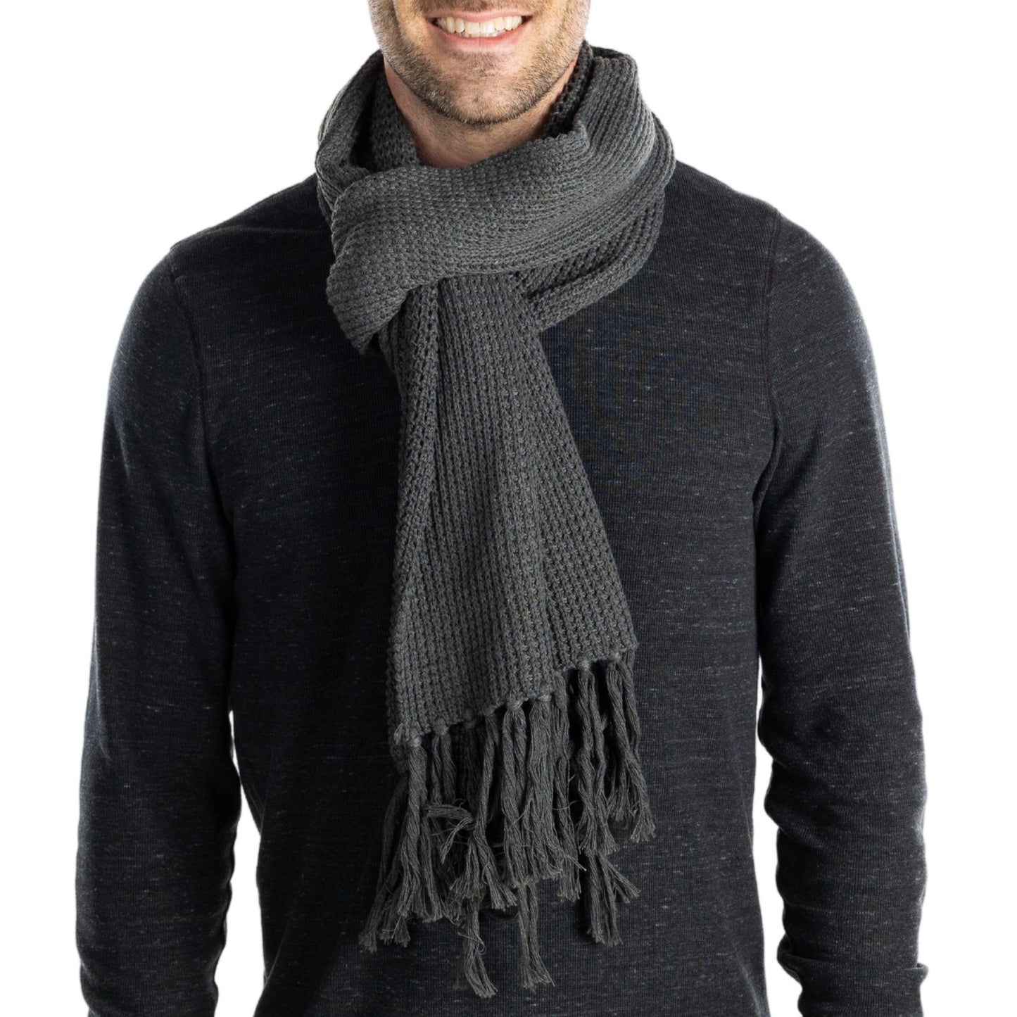 Waffle Knit Scarf by Funky Junque