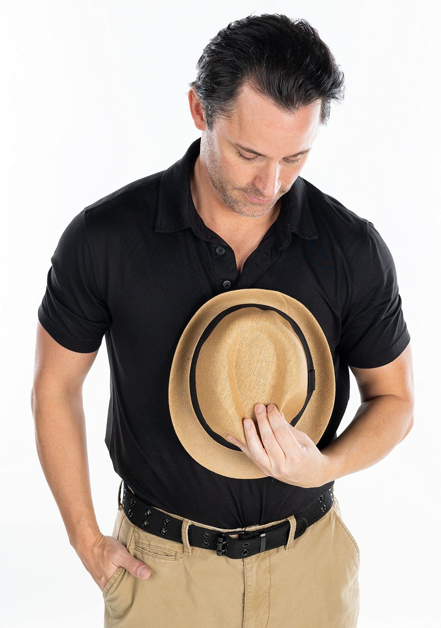 Straw Fedora Hats for Men by Funky Junque