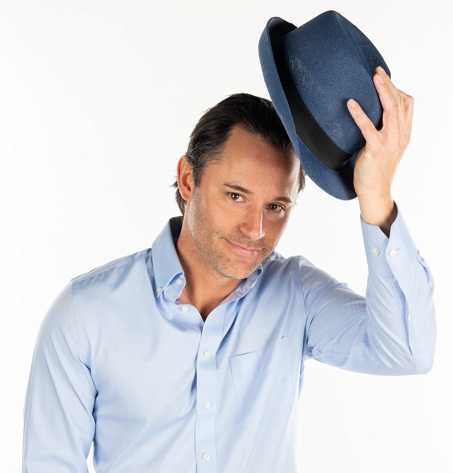 Straw Fedora Hats for Men by Funky Junque