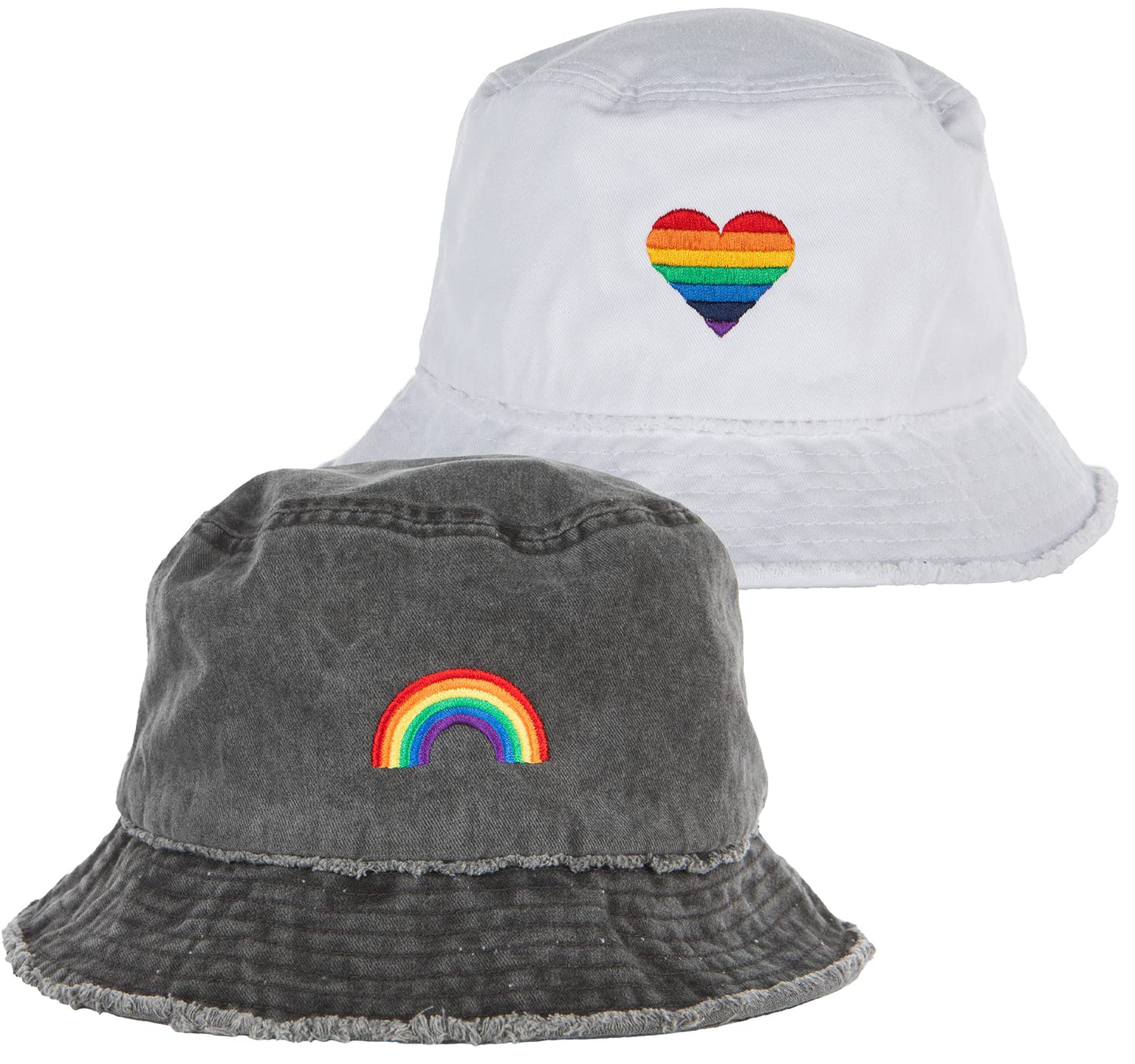 Embroidered Bucket Hat by Funky Junque