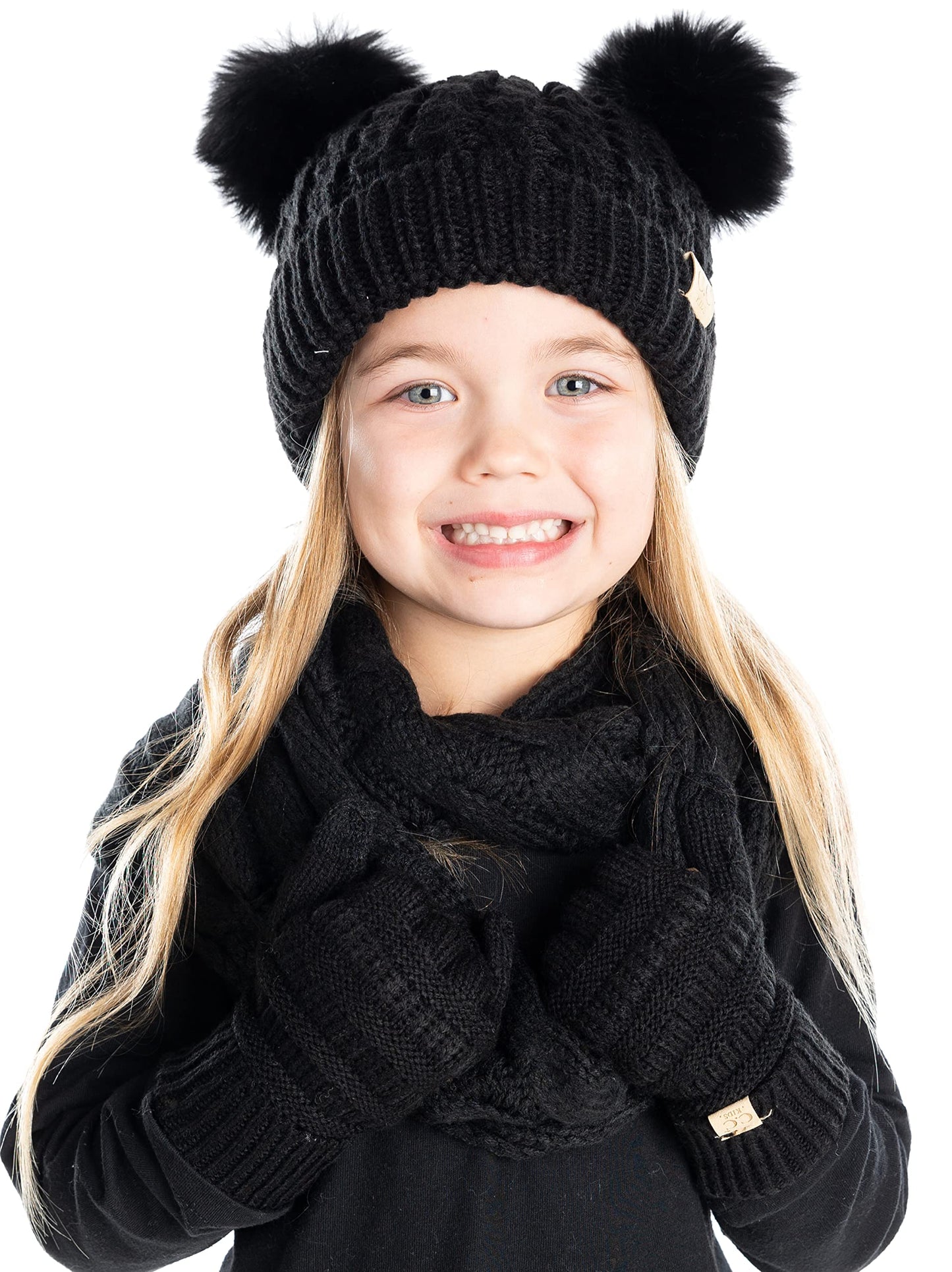 Funky Junque Kids Beanie, Scarf & Gloves Matching Sets