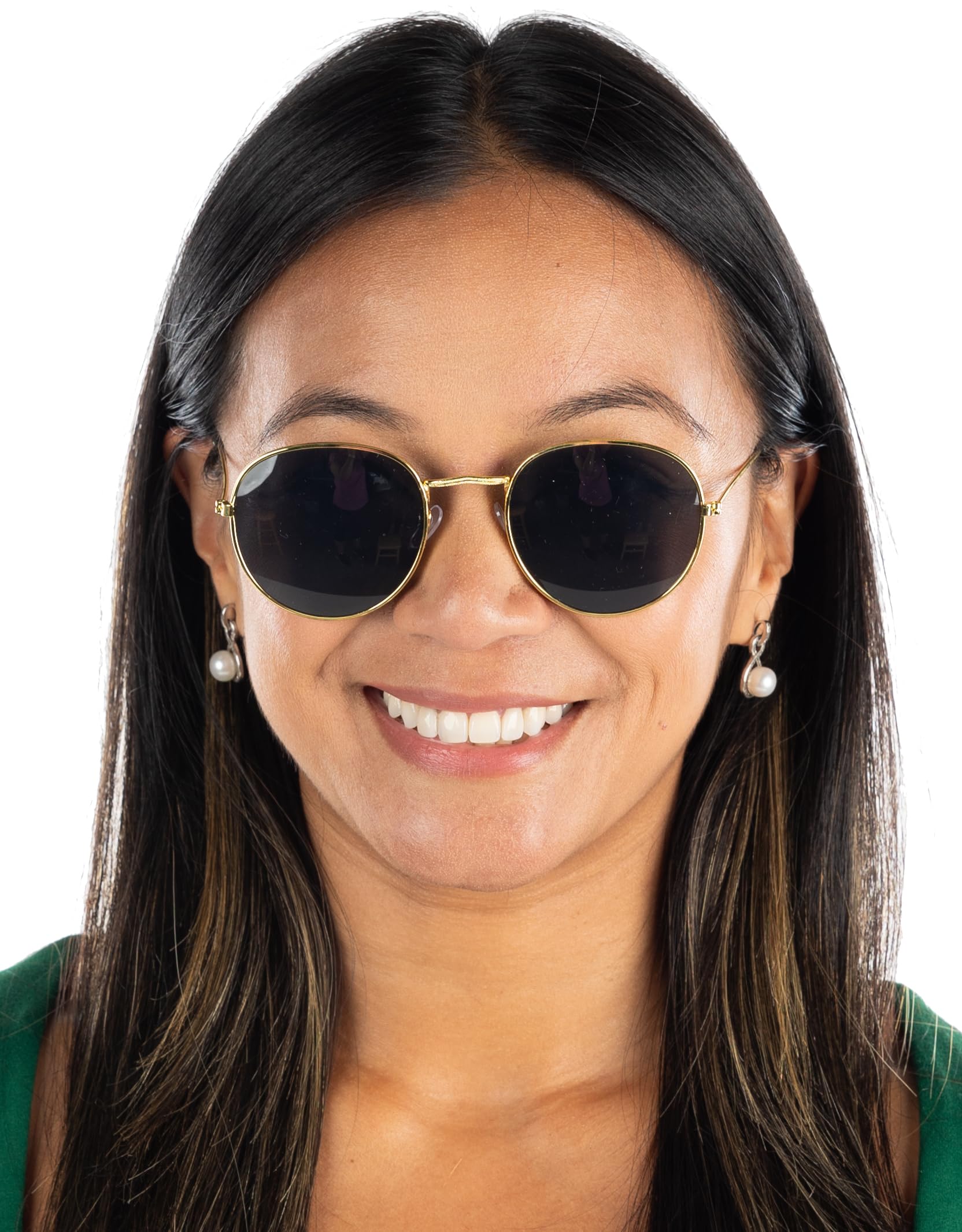 Vintage Round Sunglasses by Funky Junque - Main Image