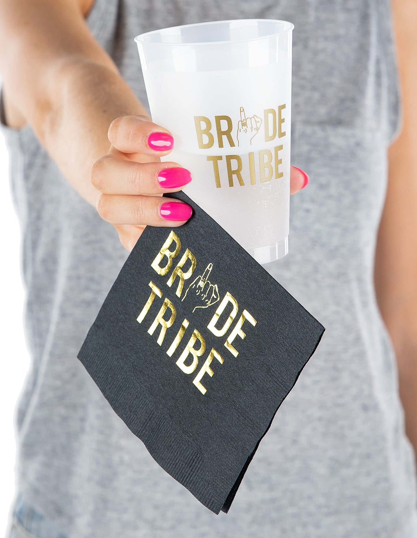 Party Essentials Cups Napkins and Coasters by Funky Junque