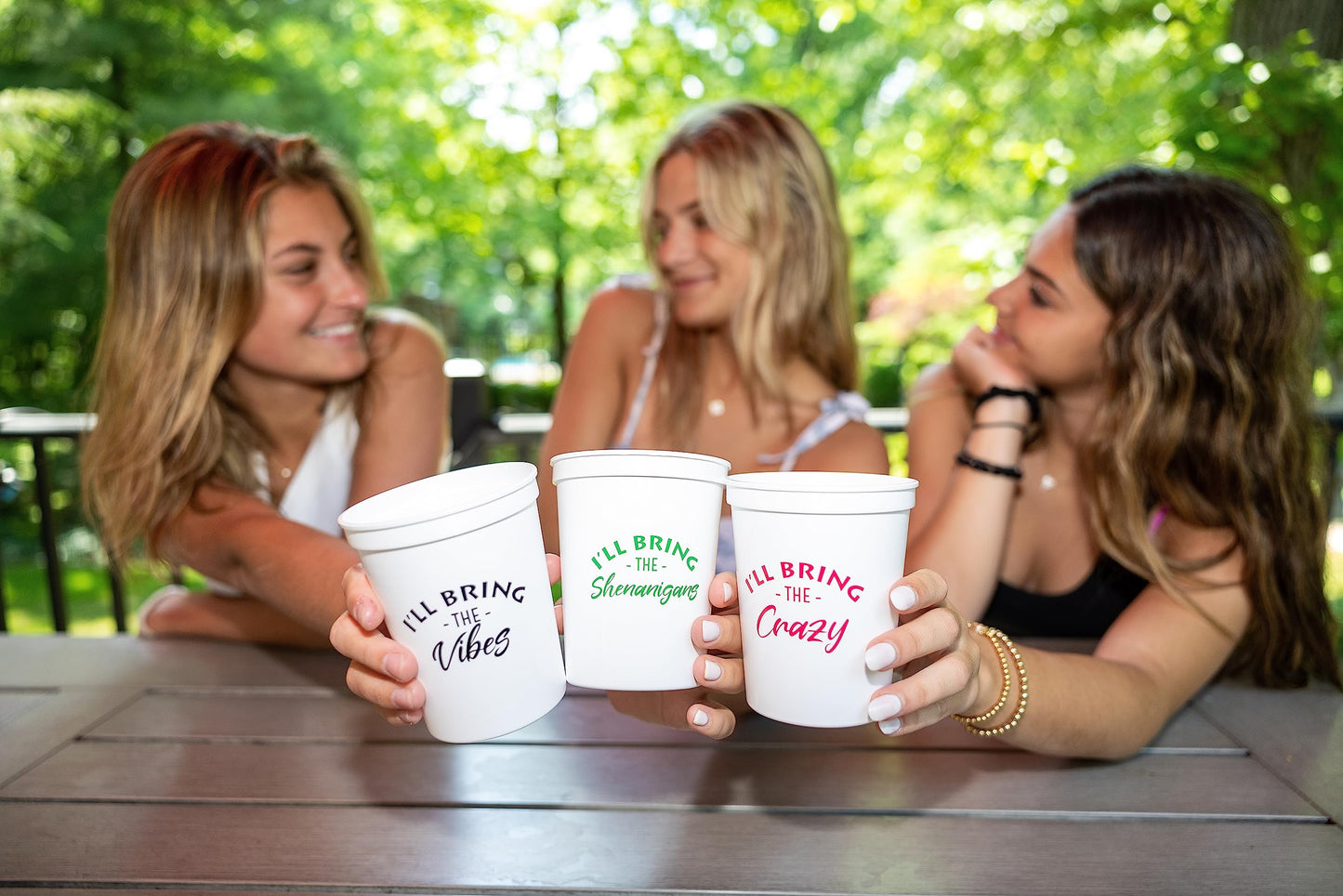 Celebration Saying Party Cups by Funky Junque