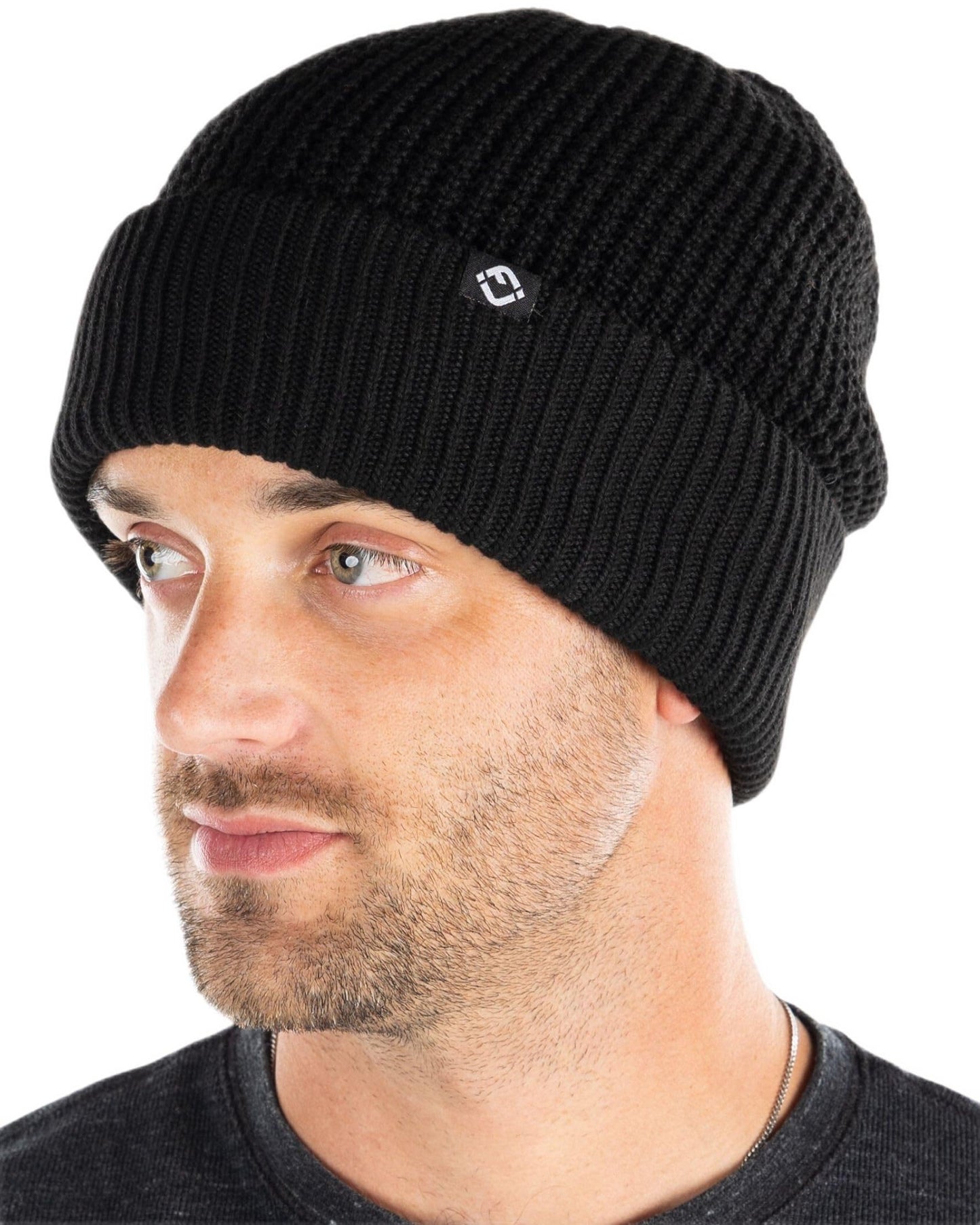 Waffle Knit Double Layer Beanie by Funky Junque